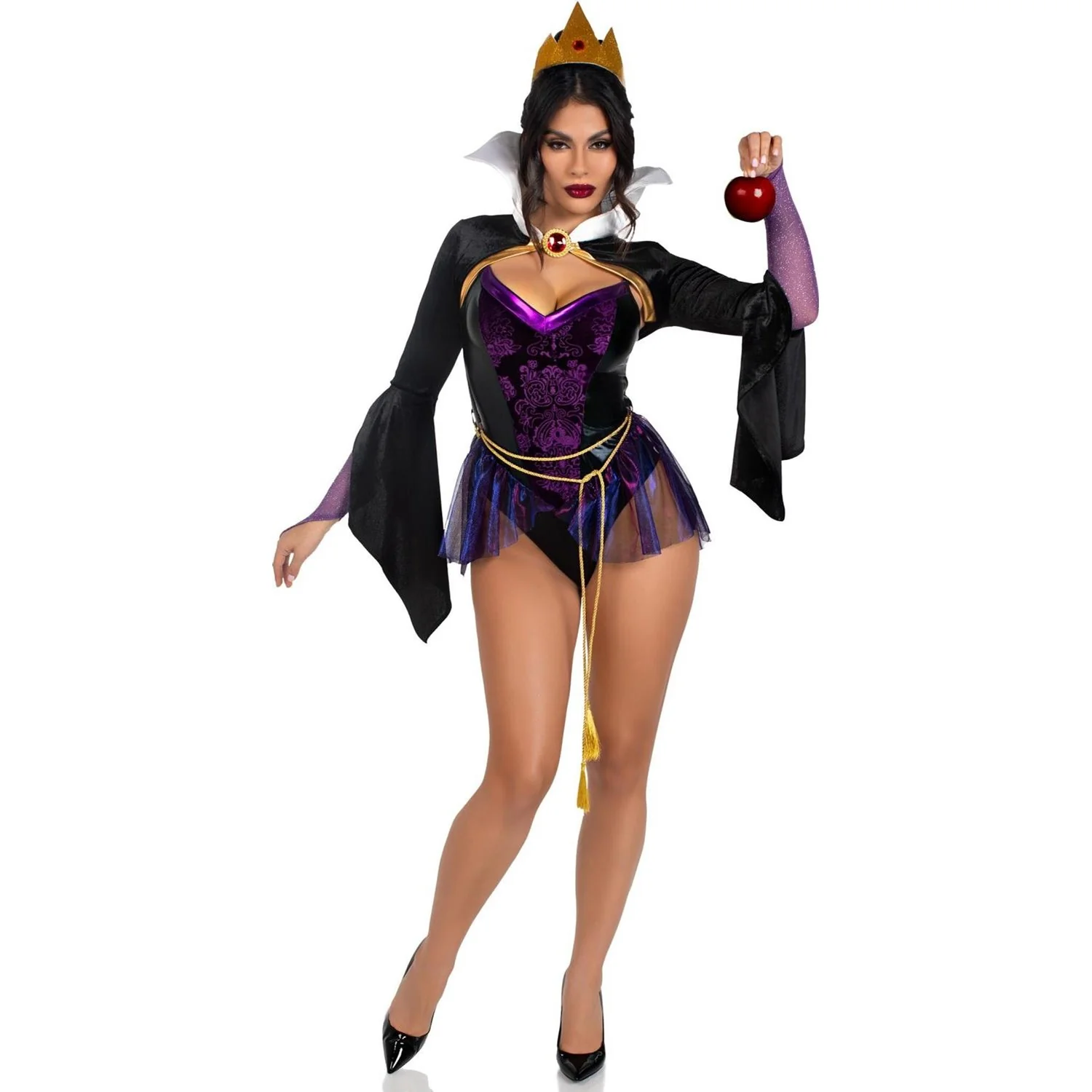 Leg Avenue - Womens 4 Piece Poison Apple Queen Costume - Image 2