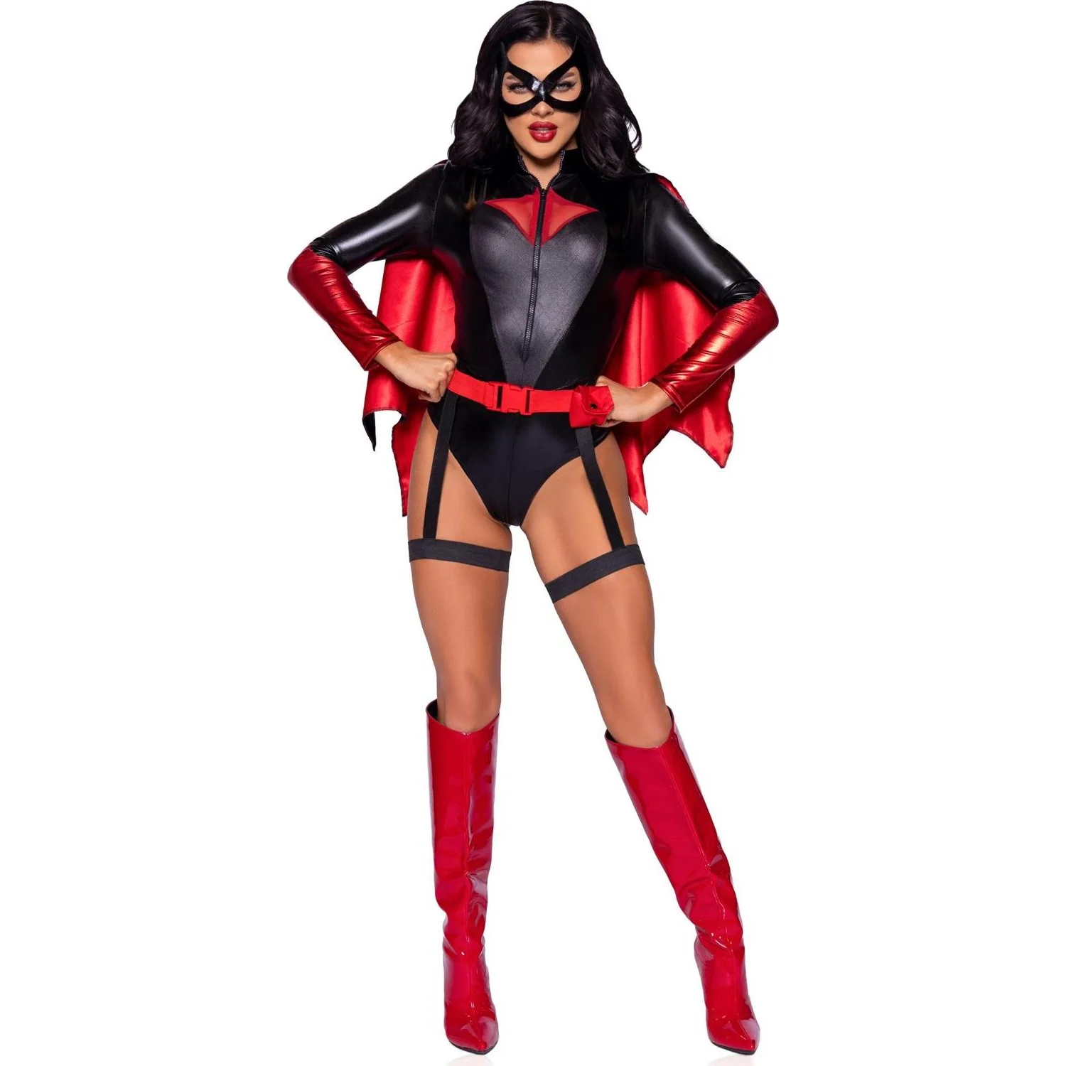 Leg Avenue - Womens 4 Piece Vigilante Vixen Costume - Image 2