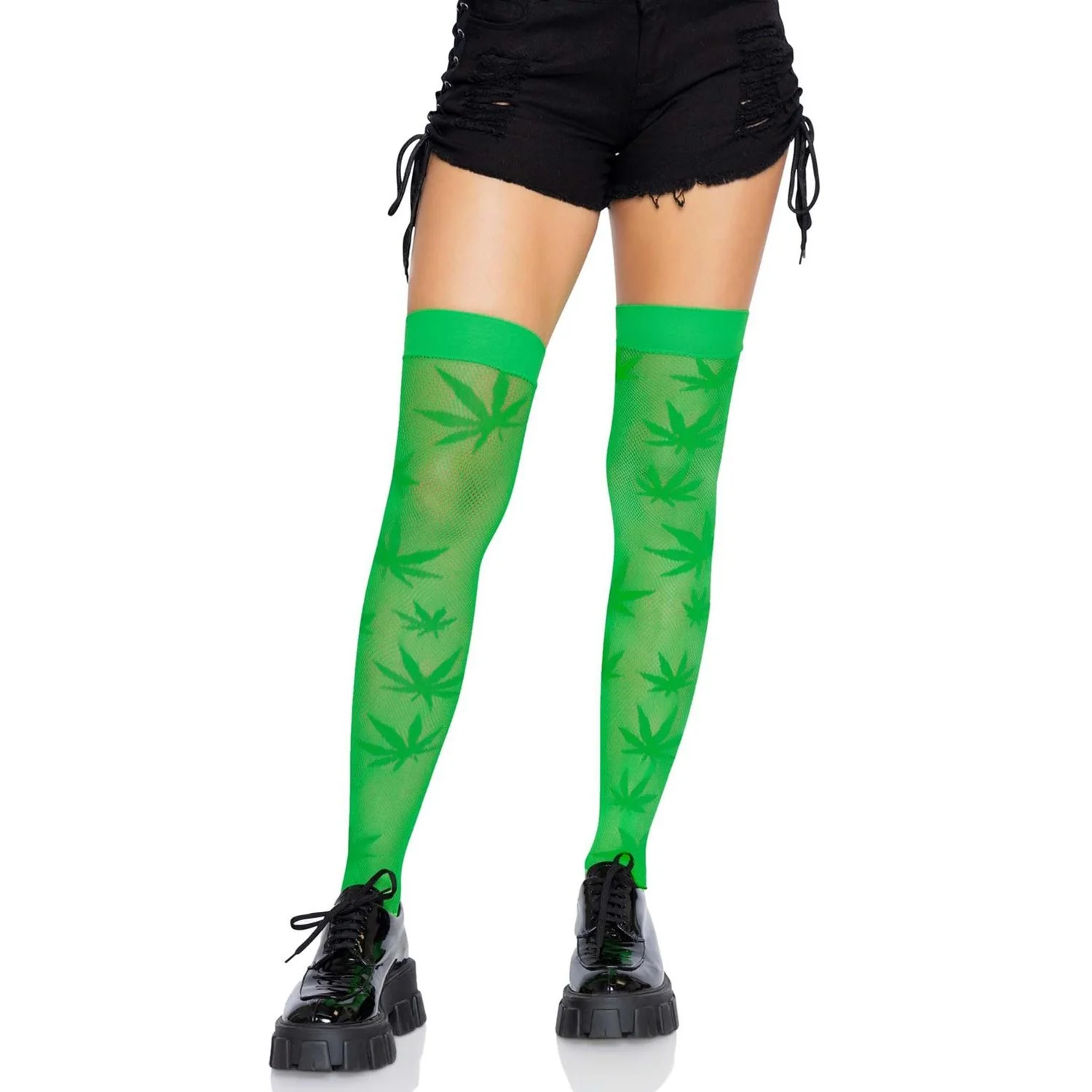 Leg Avenue - Womens 420 Net Thigh Highs - Image 2