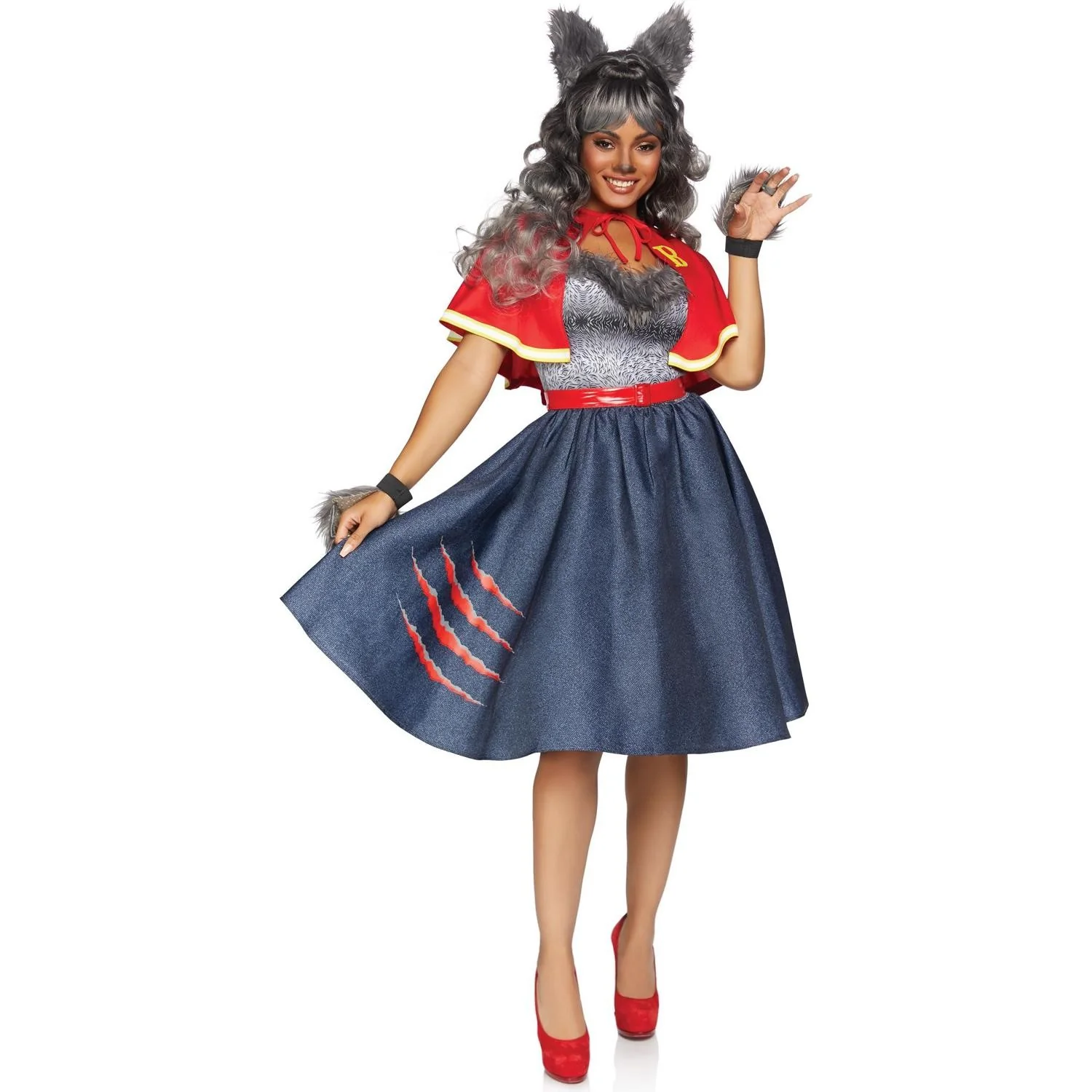 Leg Avenue - Womens 6 Piece Teen Wolf Costume