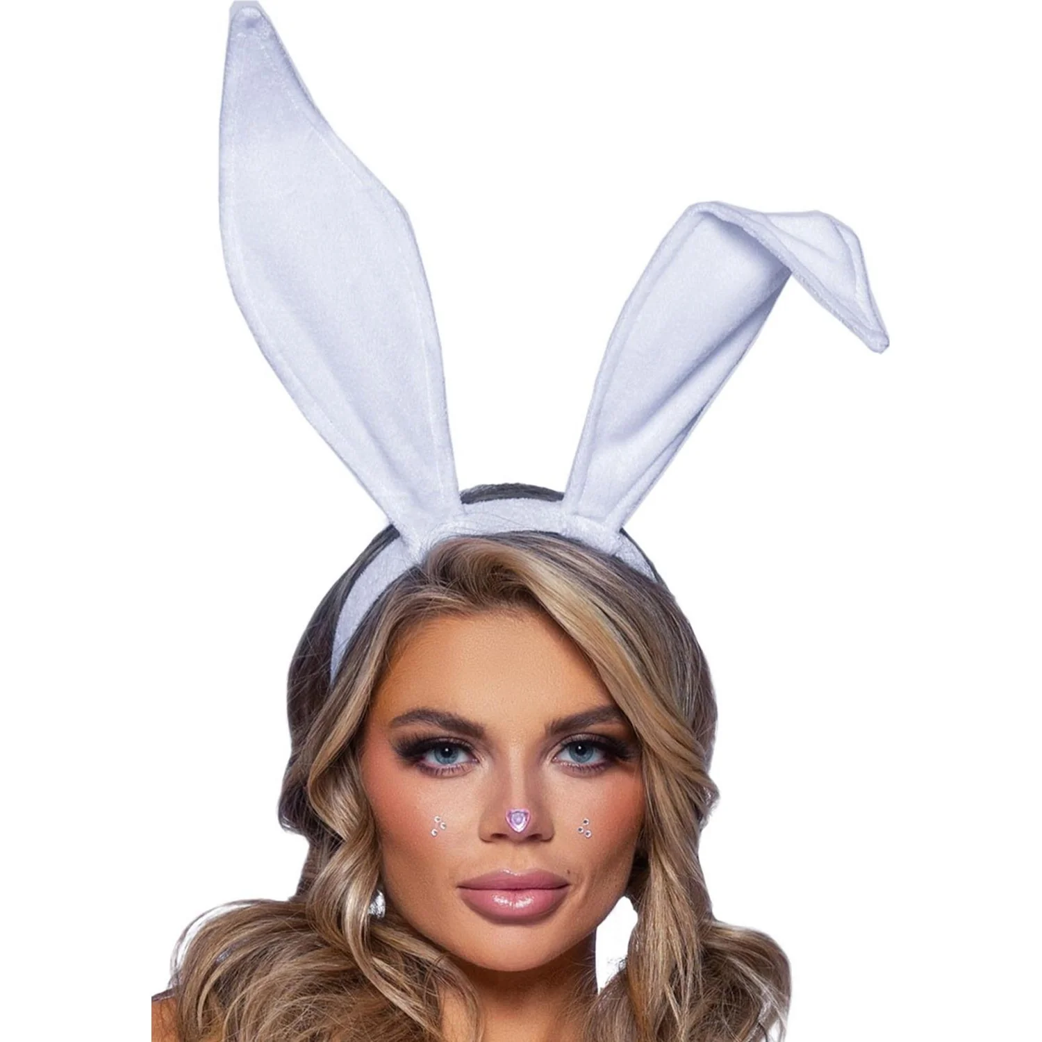 Leg Avenue - Womens Bendable Velvet Bunny Ears - Image 2