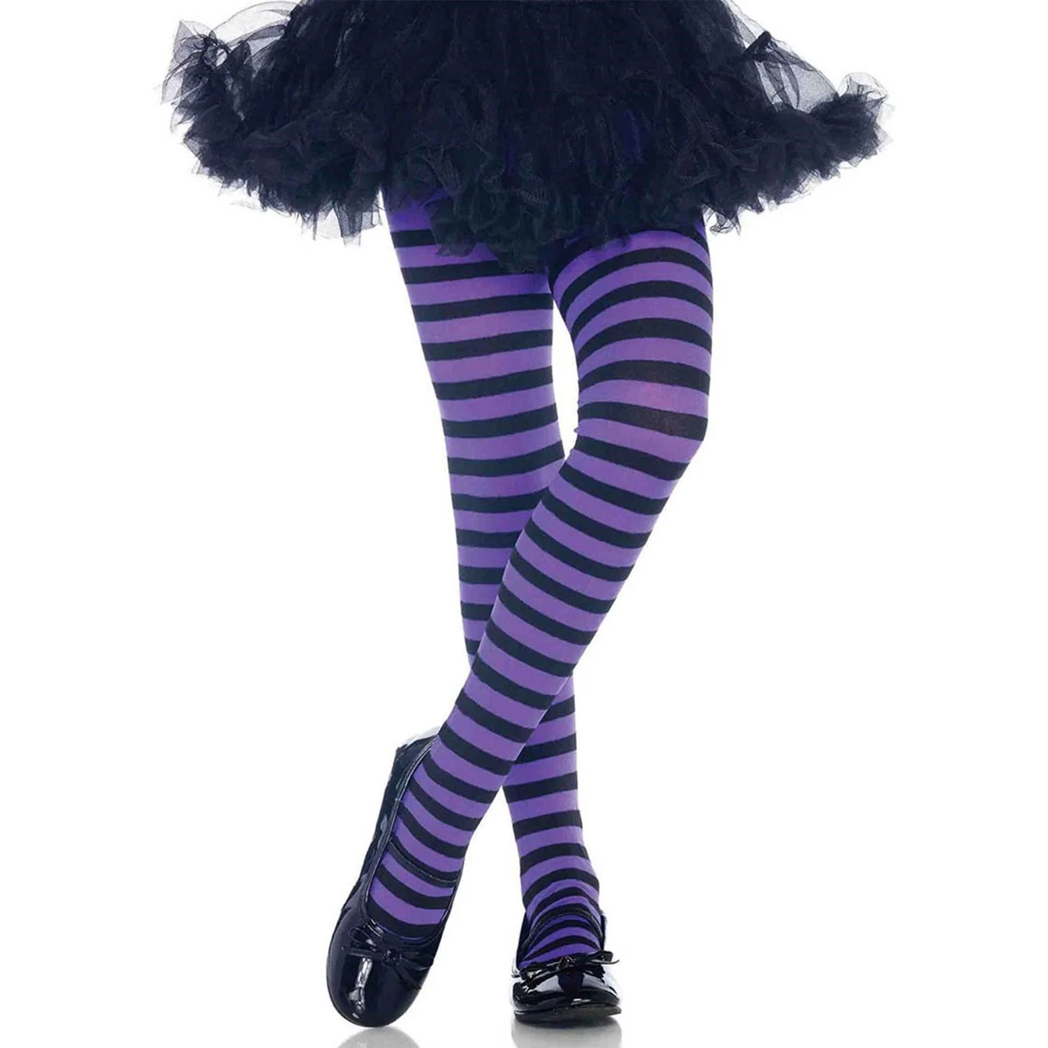 Leg Avenue - Womens Children's Striped Tights - Image 3