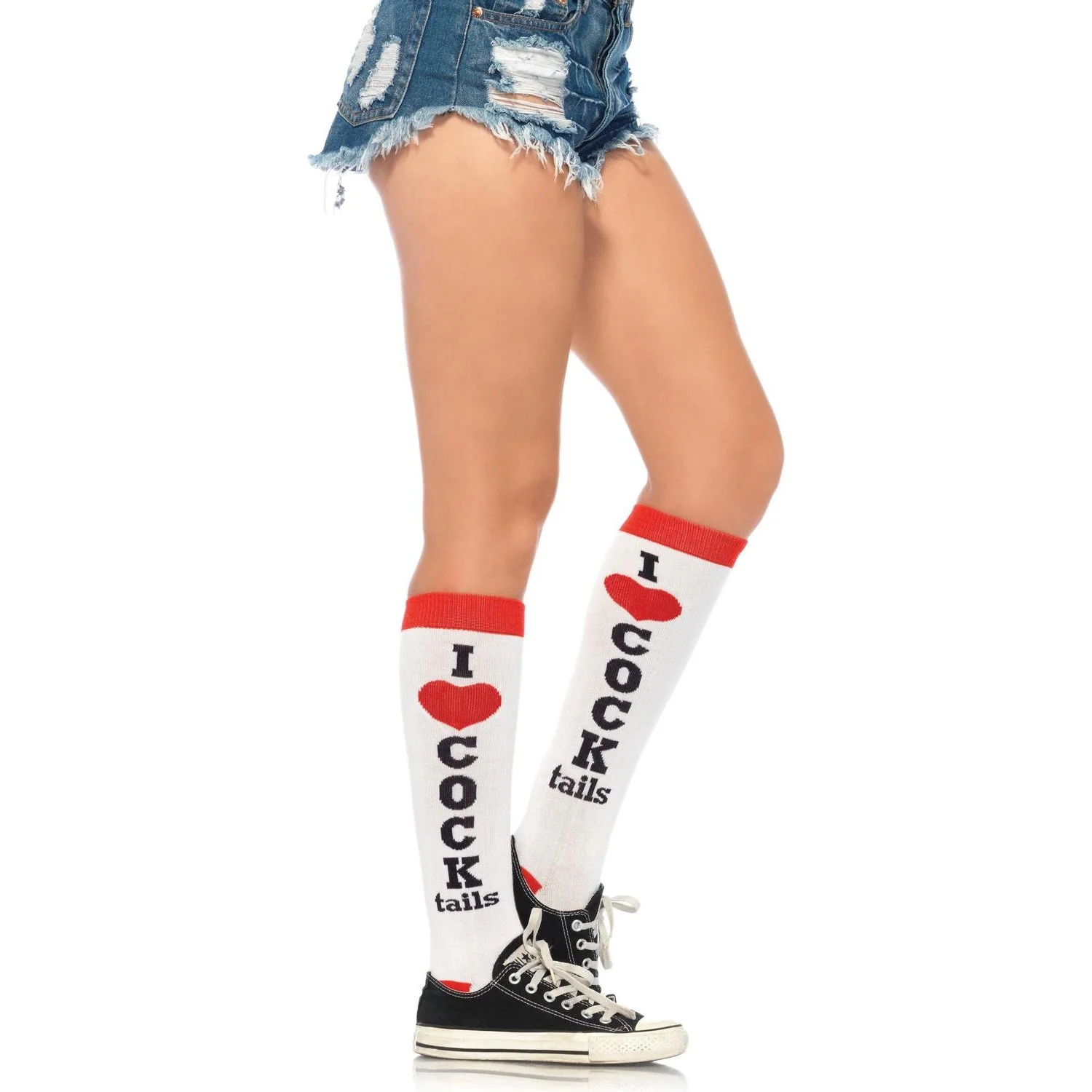 Leg Avenue - Womens Cocktails Knee Socks - Image 2
