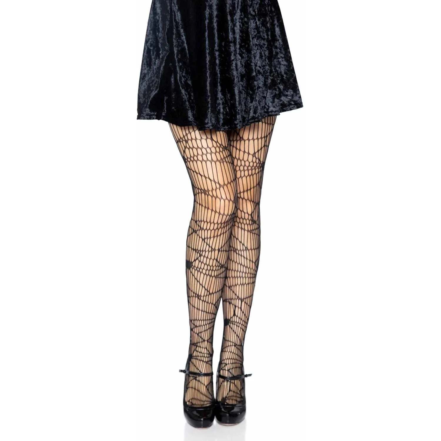 Leg Avenue - Womens Distressed Net Tights - Image 3