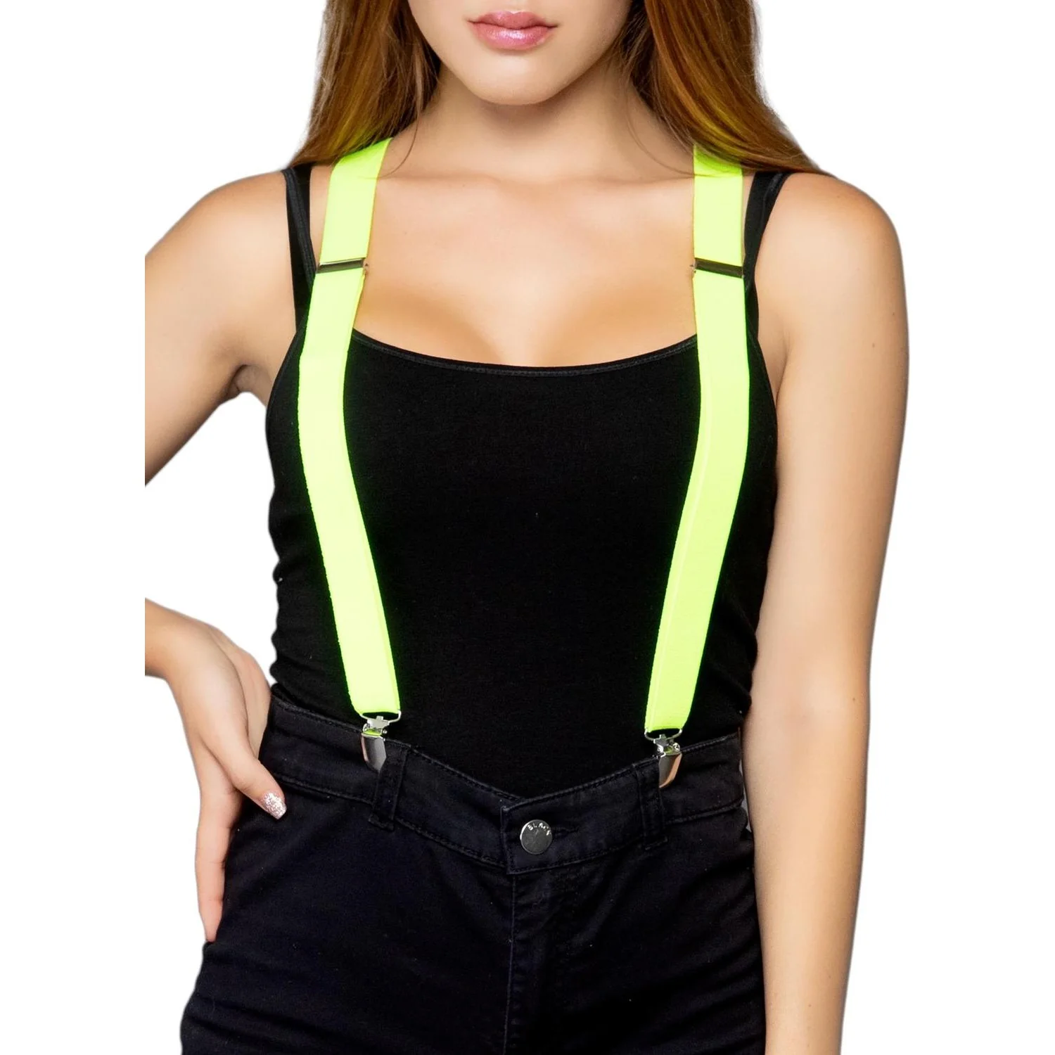 Leg Avenue - Womens Elastic Suspenders - Image 3