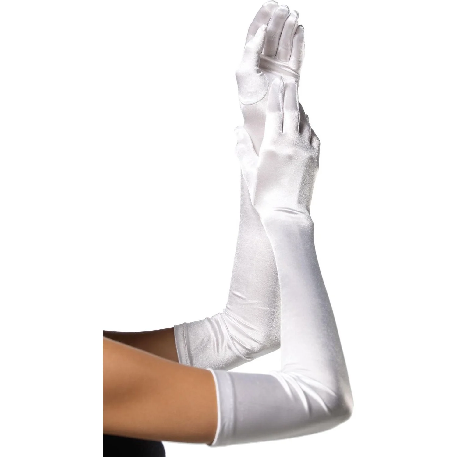 Leg Avenue - Womens Extra Long Satin Gloves - Image 6