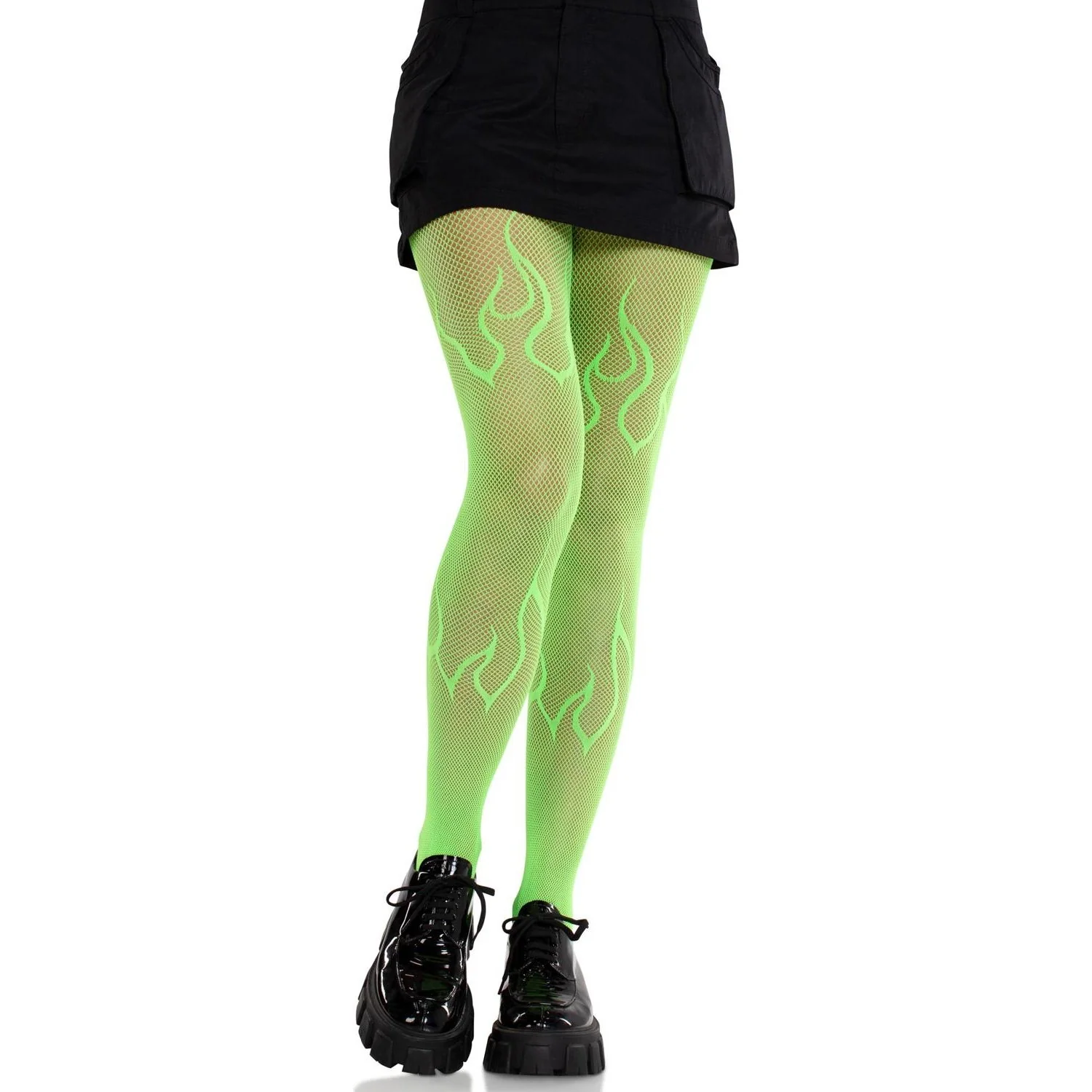 Leg Avenue - Womens Flame Net Tights - Image 3