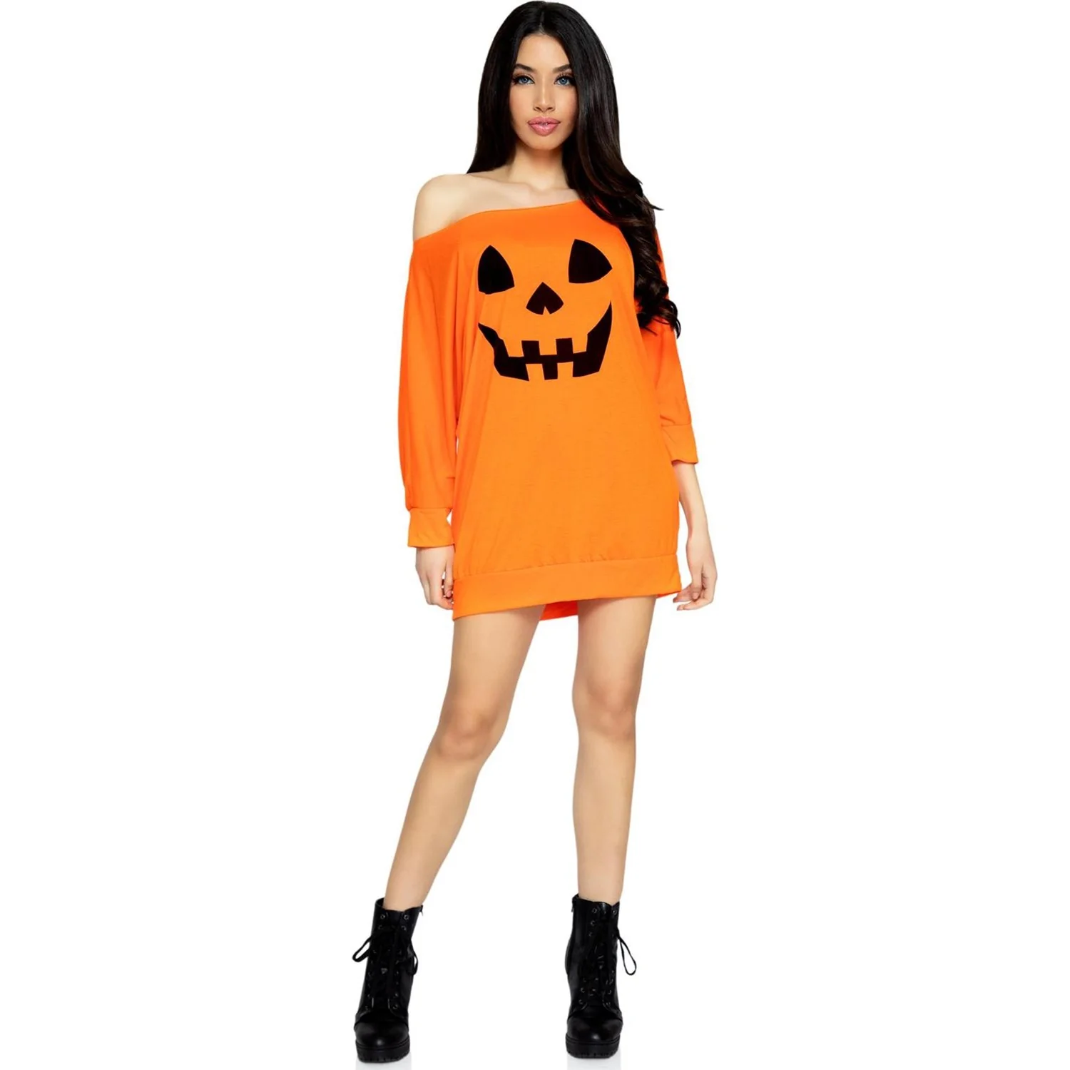 Leg Avenue - Womens Jersey Pumpkin Dress