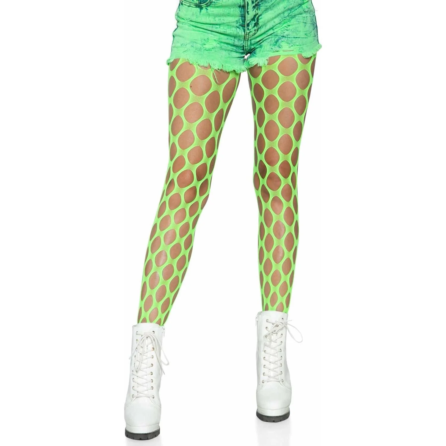 Leg Avenue - Womens Jumbo Pothole Net Tights - Image 5