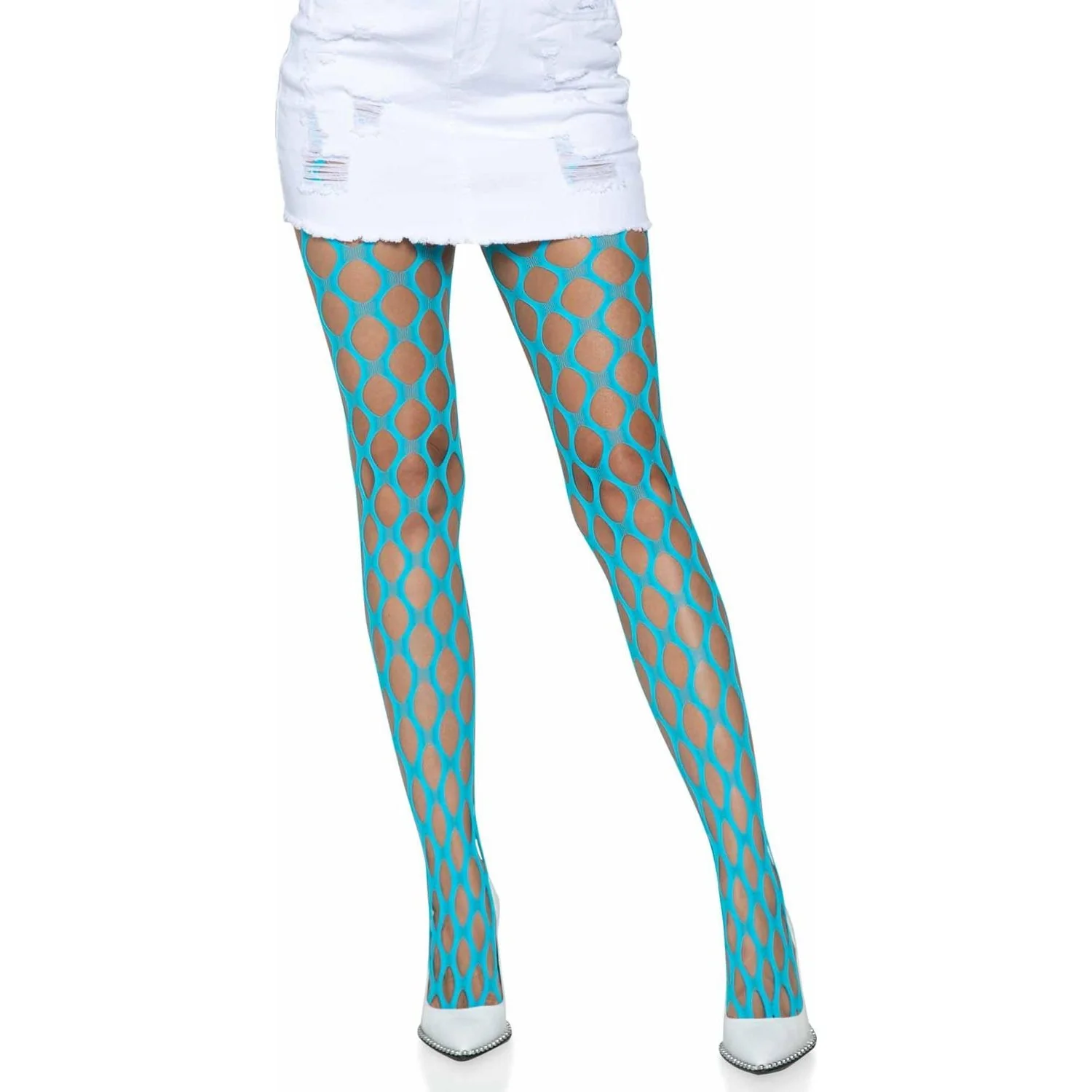 Leg Avenue - Womens Jumbo Pothole Net Tights - Image 7
