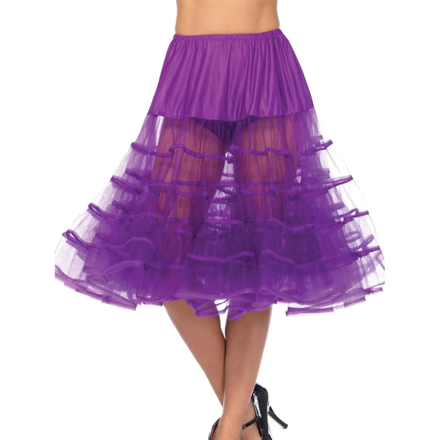 Leg Avenue - Womens Knee Length Petticoat Skirt - Image 10