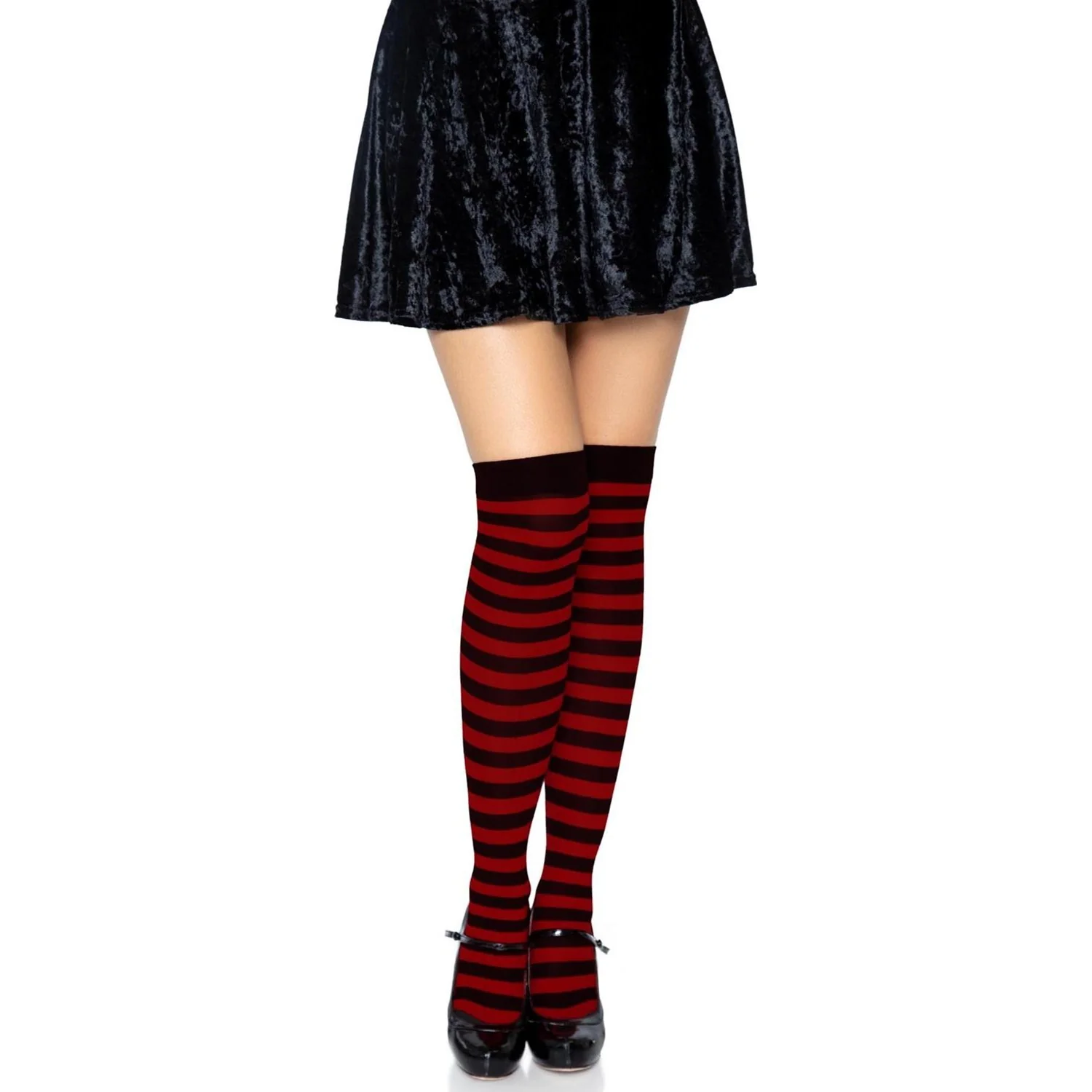 Leg Avenue - Womens Nylon Stocking with Stripe - Image 13