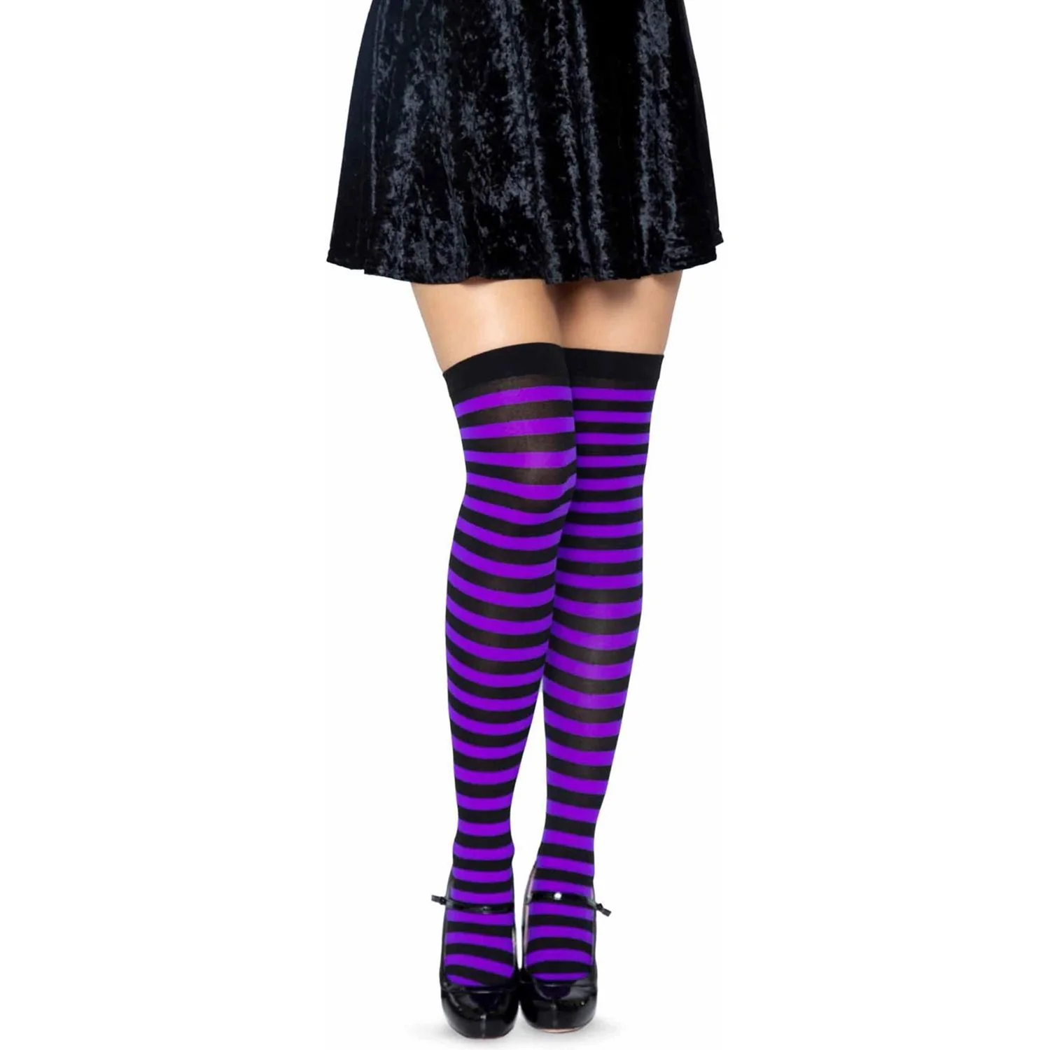 Leg Avenue - Womens Nylon Stocking with Stripe - Image 14