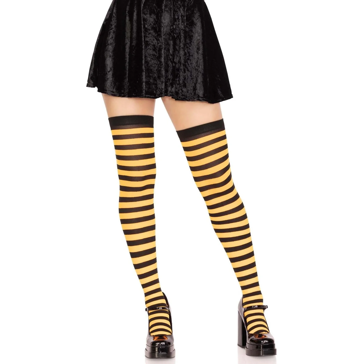 Leg Avenue - Womens Nylon Stocking with Stripe - Image 15