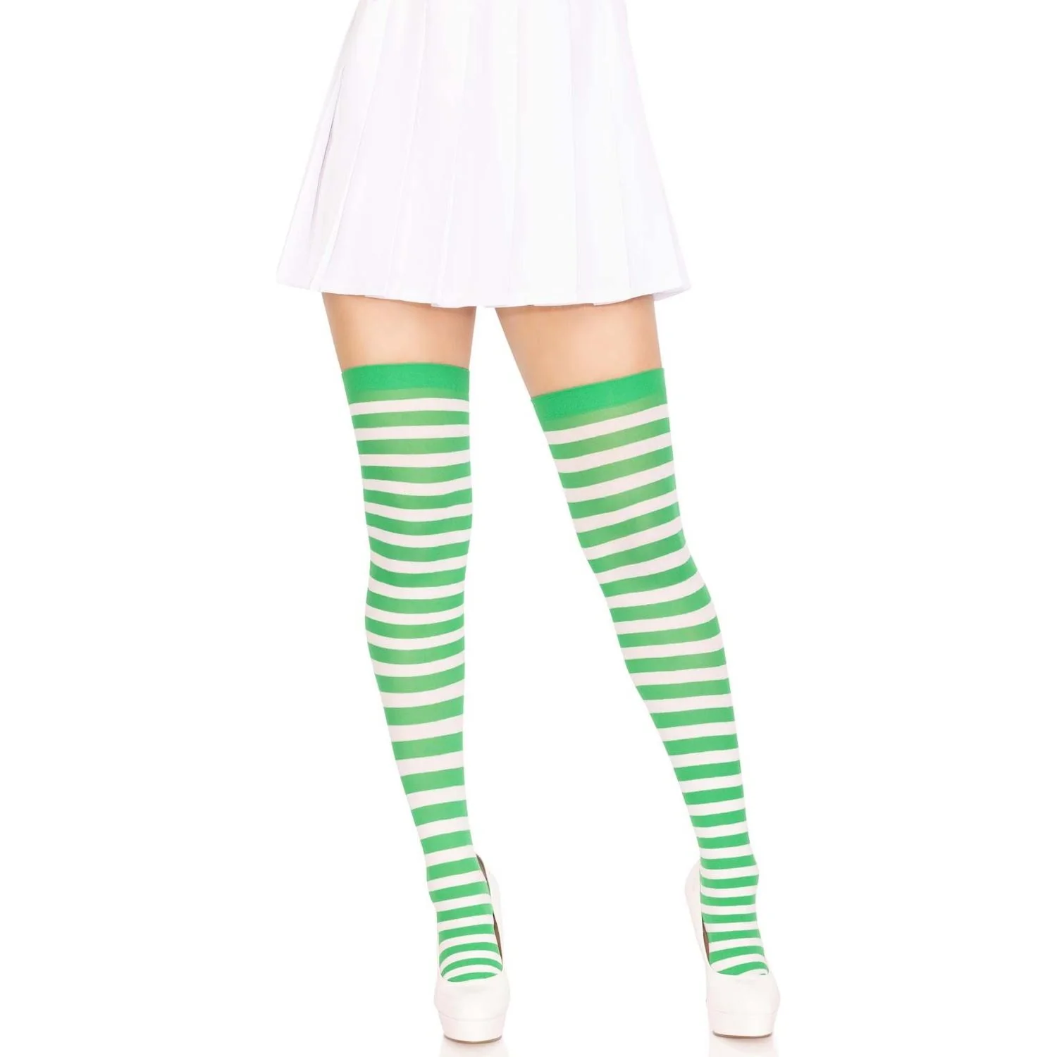 Leg Avenue - Womens Nylon Stocking with Stripe - Image 6