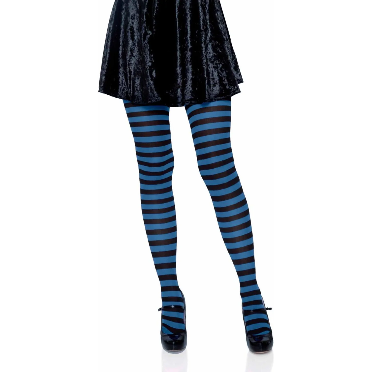 Leg Avenue - Womens Nylon Striped Tights - Image 16