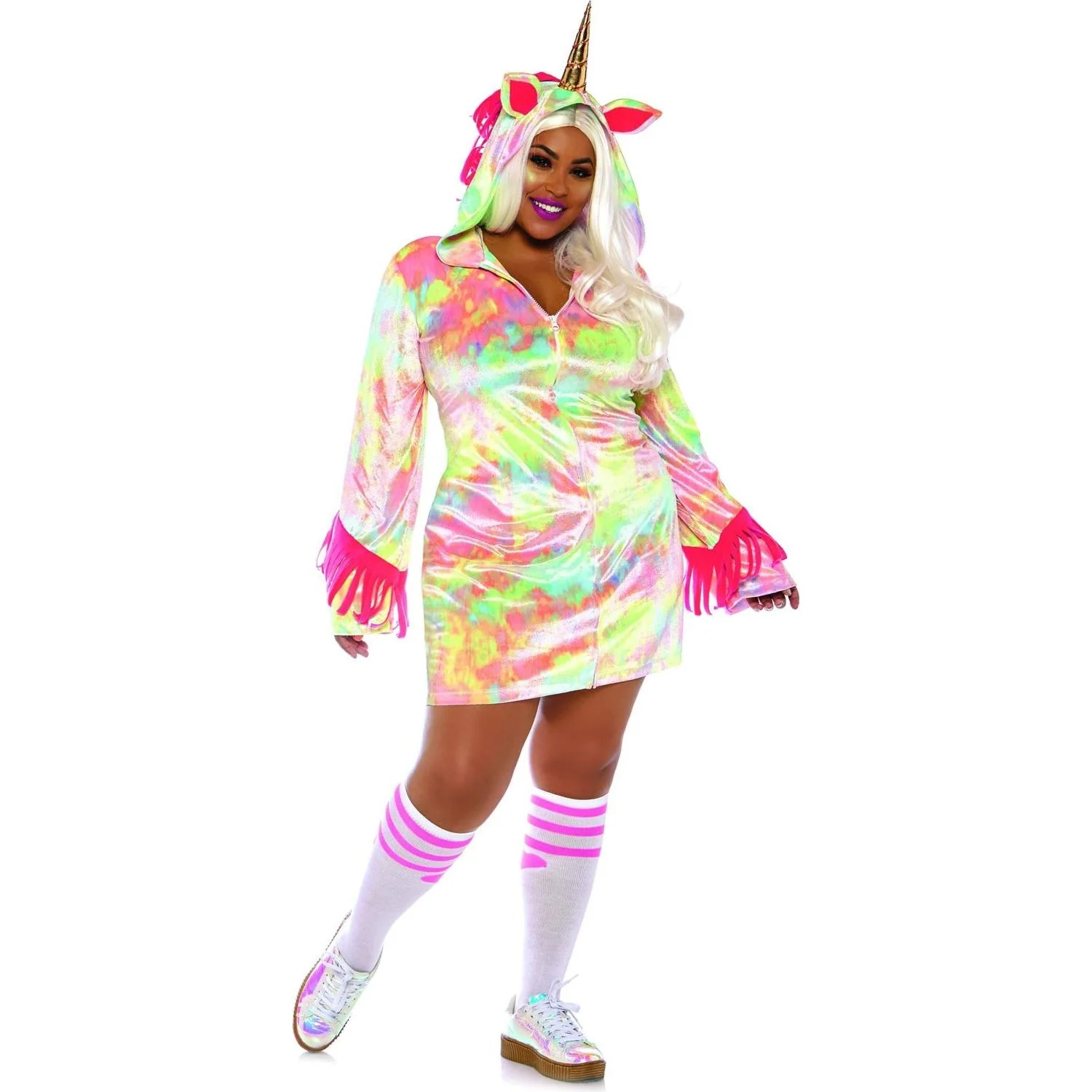 Leg Avenue - Womens Plus Size 1 Piece Enchanted Unicorn Costume