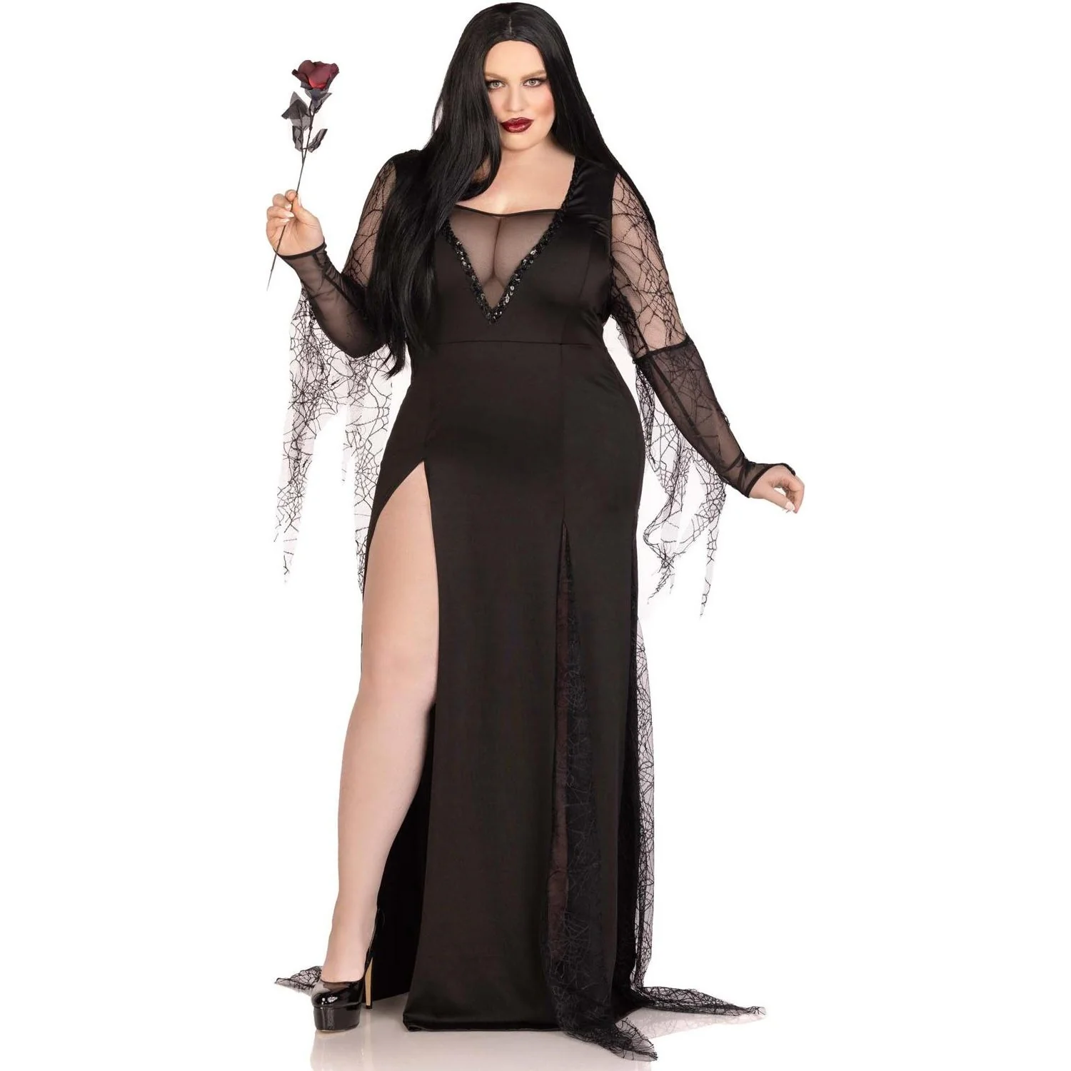 Leg Avenue - Womens Plus Size 1 Piece Spooky Beauty Costume - Image 2