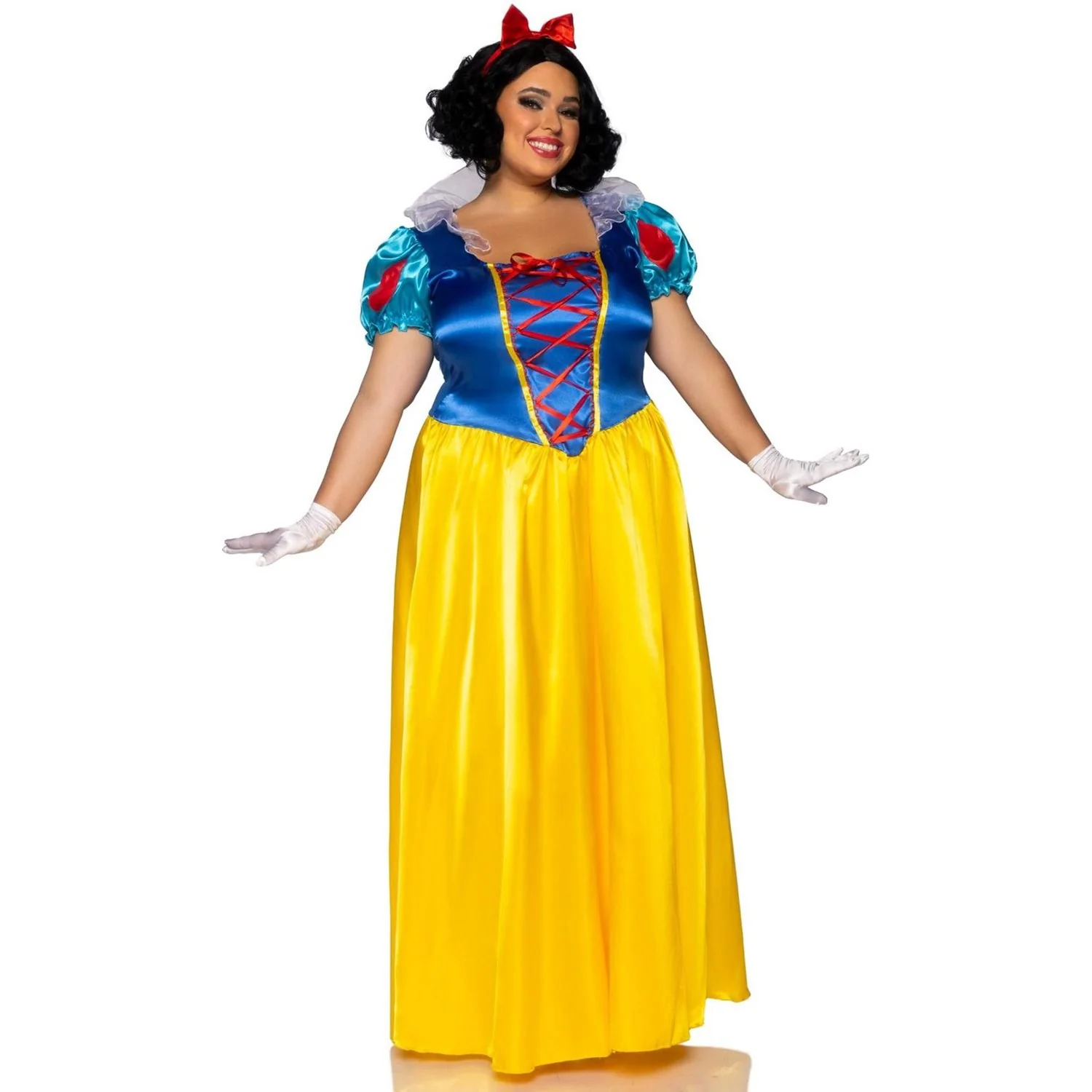 Leg Avenue - Womens Plus Size 2 Piece Classic Snow White Costume - Image 2