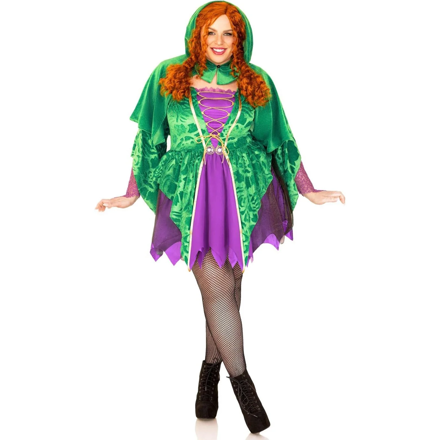 Leg Avenue - Womens Plus Size 2 Piece Crafty Spellcaster Costume - Image 2
