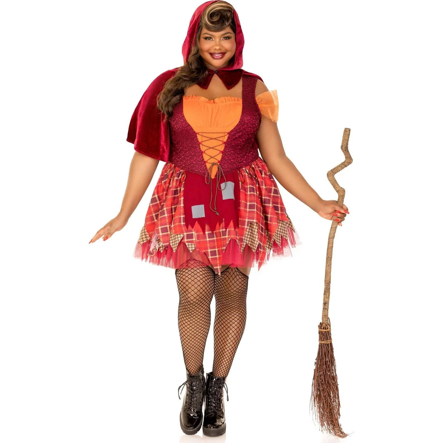 Leg Avenue - Womens Plus Size 2 Piece Salem Sweetie Costume
