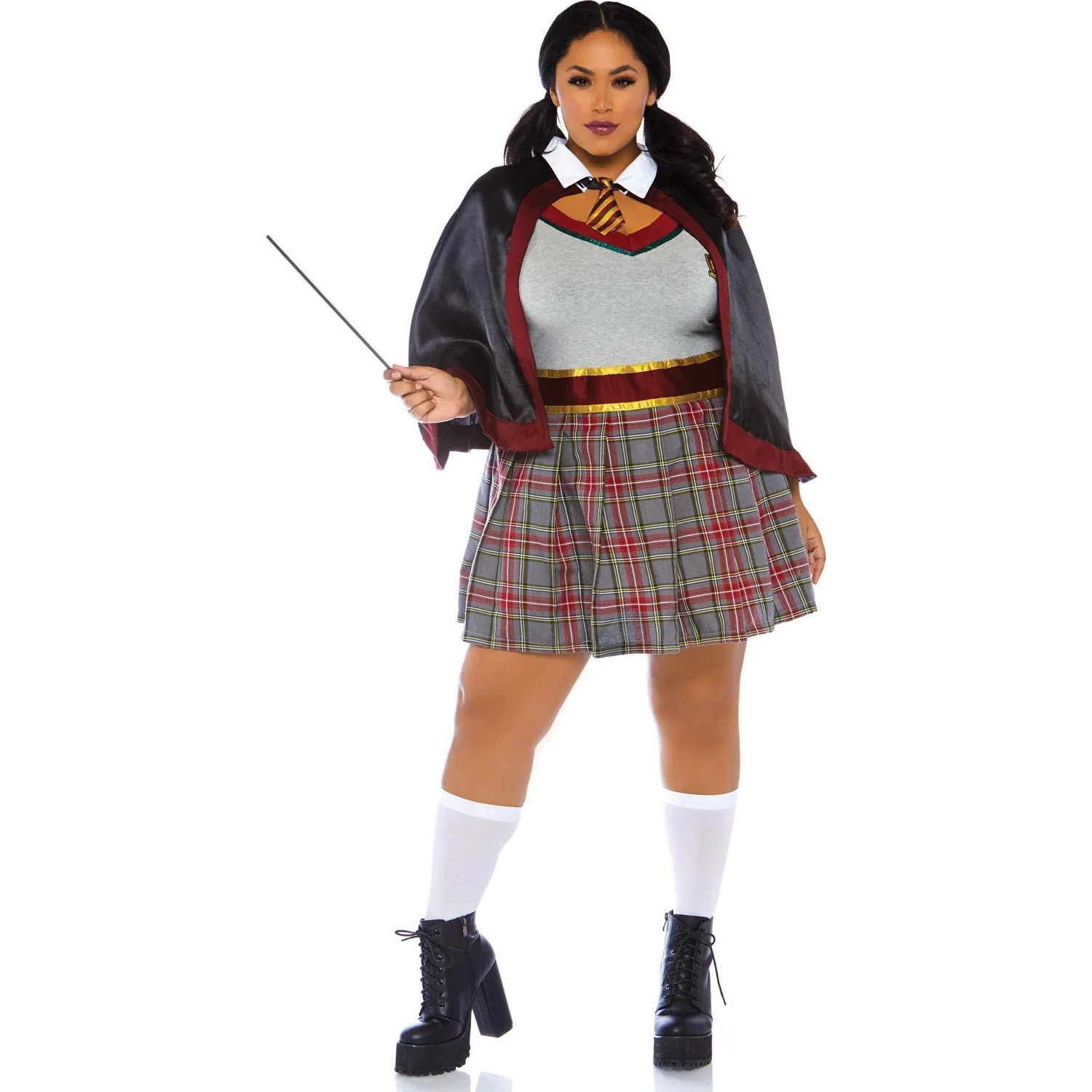 Leg Avenue - Womens Plus Size 2 Piece Spellbinding School Girl Costume