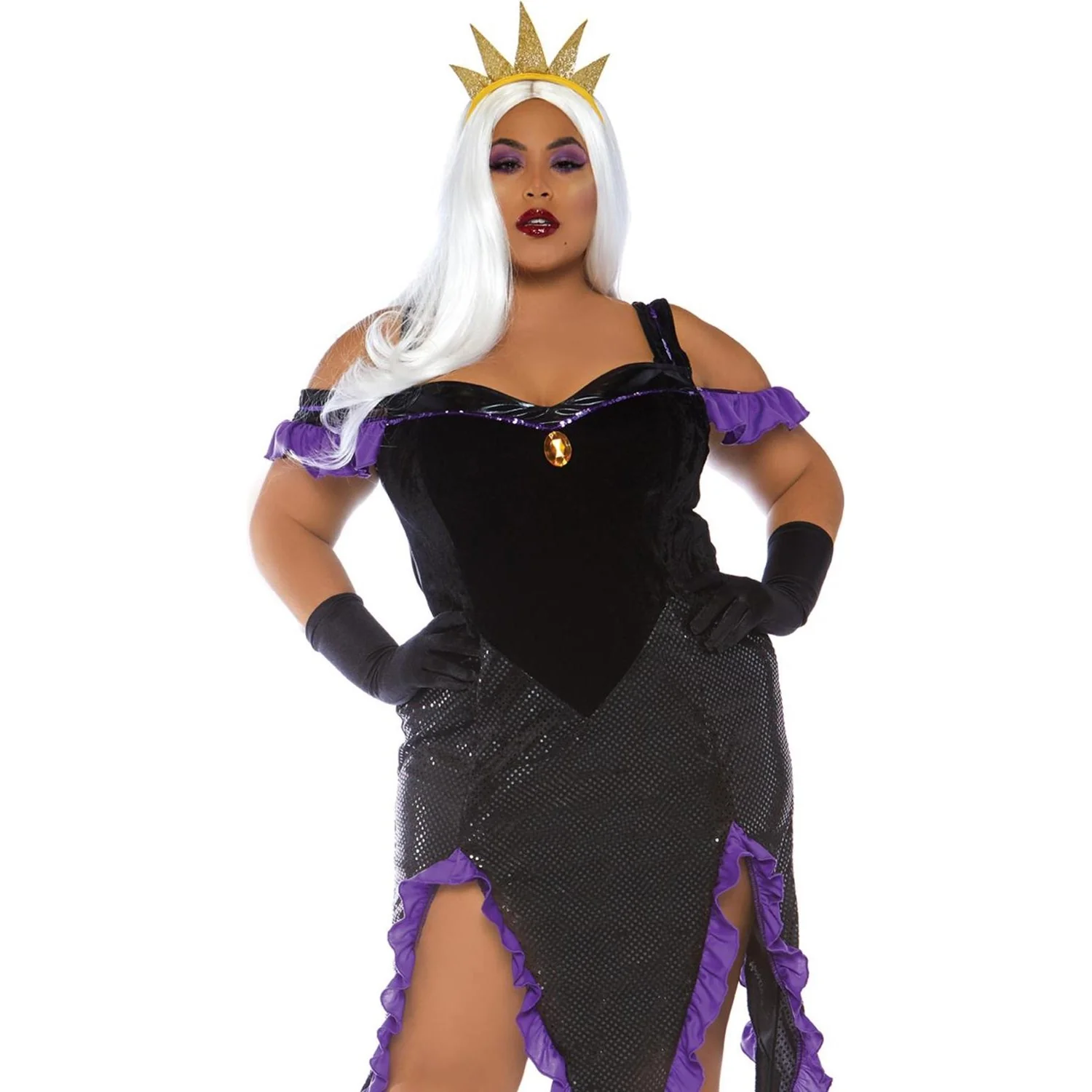 Leg Avenue - Womens Plus Size 2 Piece Sultry Sea Witch Costume - Image 2