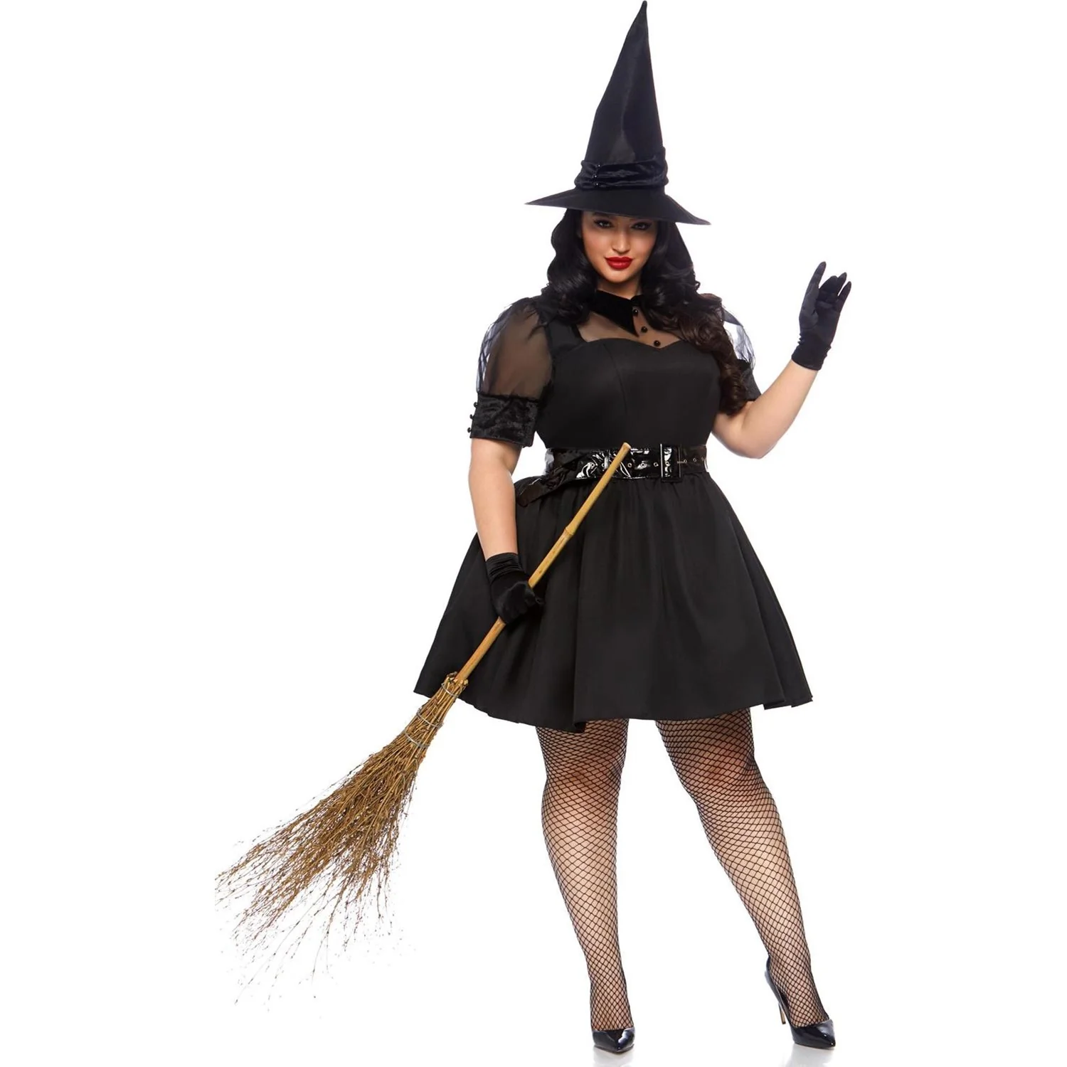 Leg Avenue - Womens Plus Size 3 Piece Bewitching Witch Costume