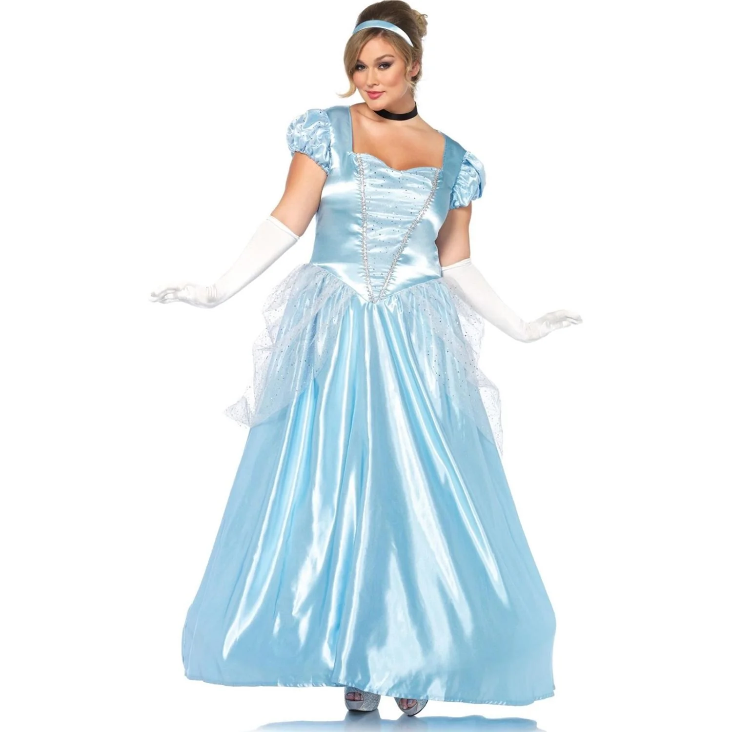 Leg Avenue - Womens Plus Size 3 Piece Classic Cinderella Costume