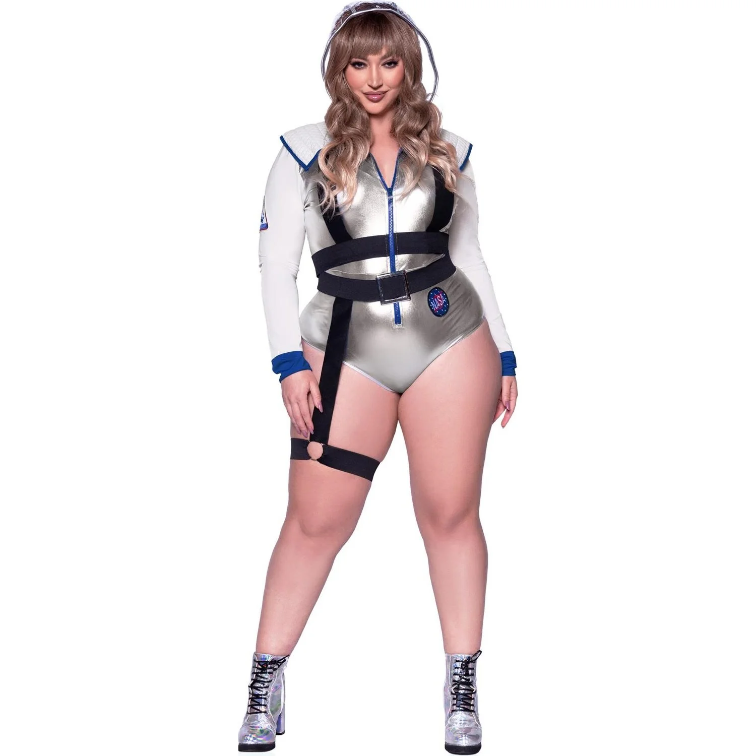 Leg Avenue - Womens Plus Size 3 Piece Galaxy Girl Costume