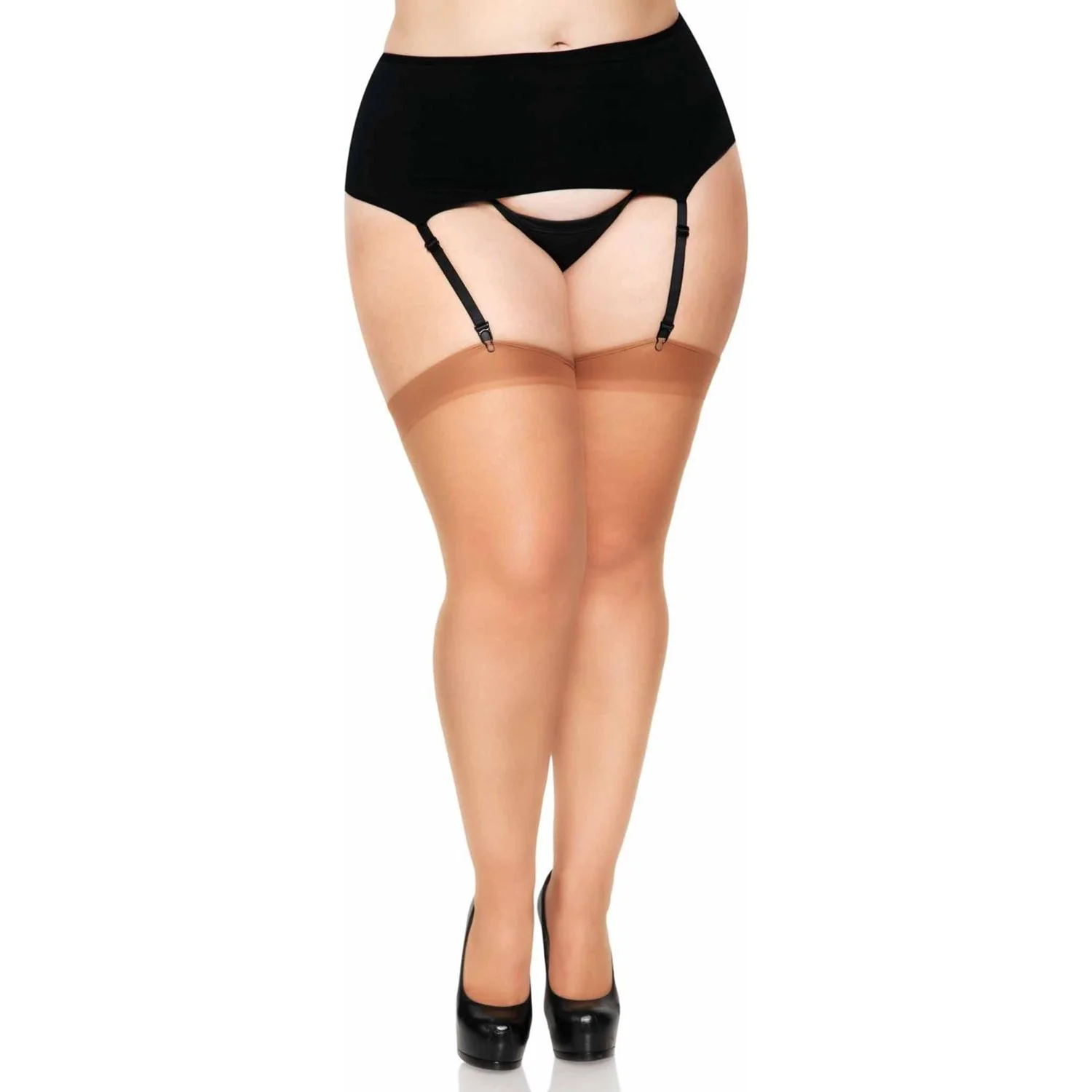 Leg Avenue - Womens Plus Size Sheer Stockings - Image 4