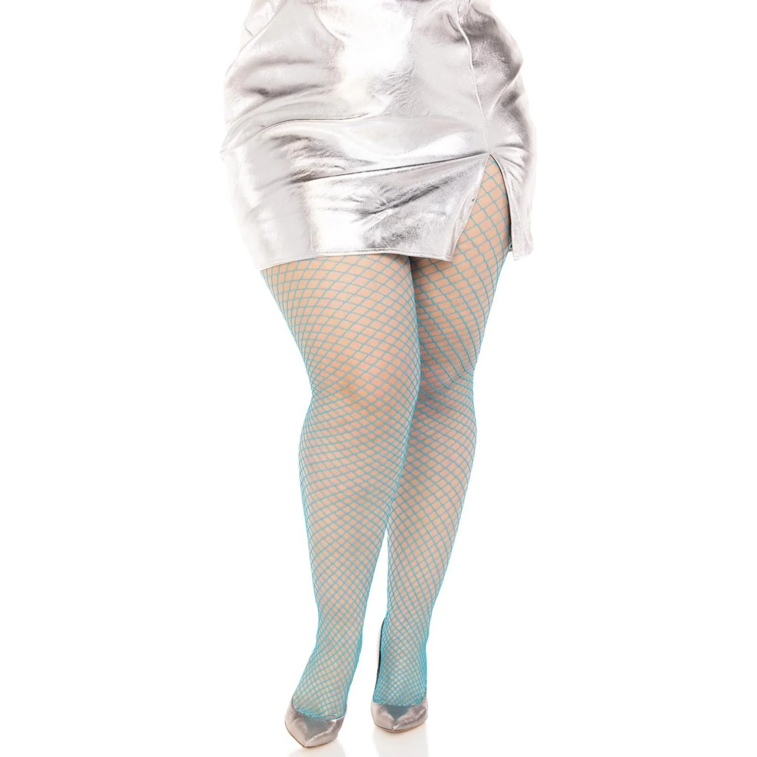 Leg Avenue - Womens Plus Size Spandex Industrial Net Tights - Image 4