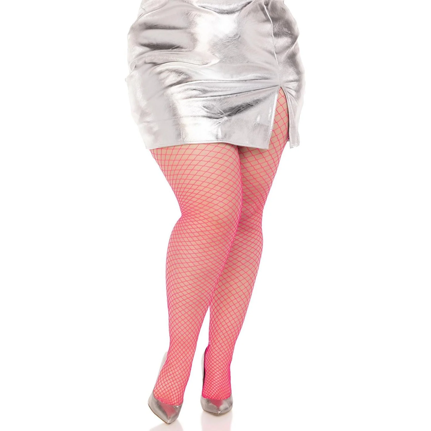 Leg Avenue - Womens Plus Size Spandex Industrial Net Tights - Image 5