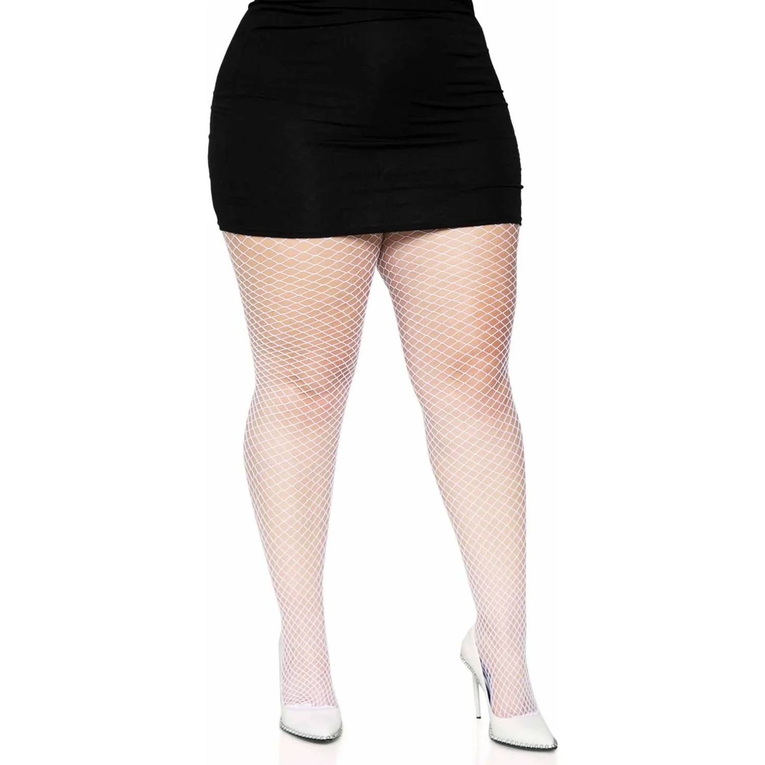 Leg Avenue - Womens Plus Size Spandex Industrial Net Tights - Image 7