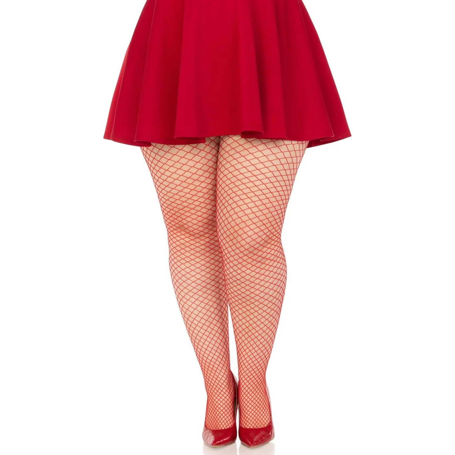 Leg Avenue - Womens Plus Size Spandex Industrial Net Tights - Image 8