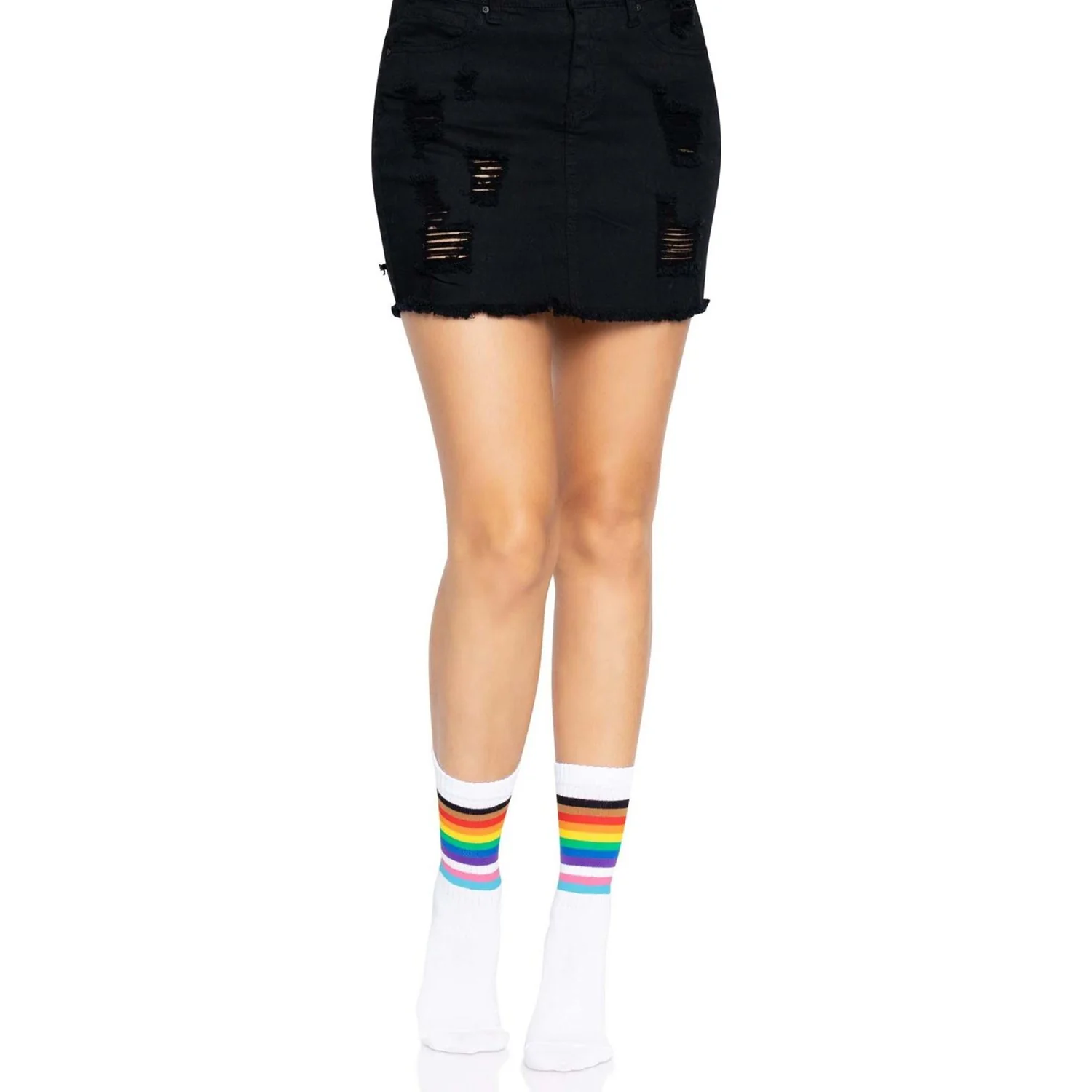 Leg Avenue - Womens Pride Crew Socks - Image 3