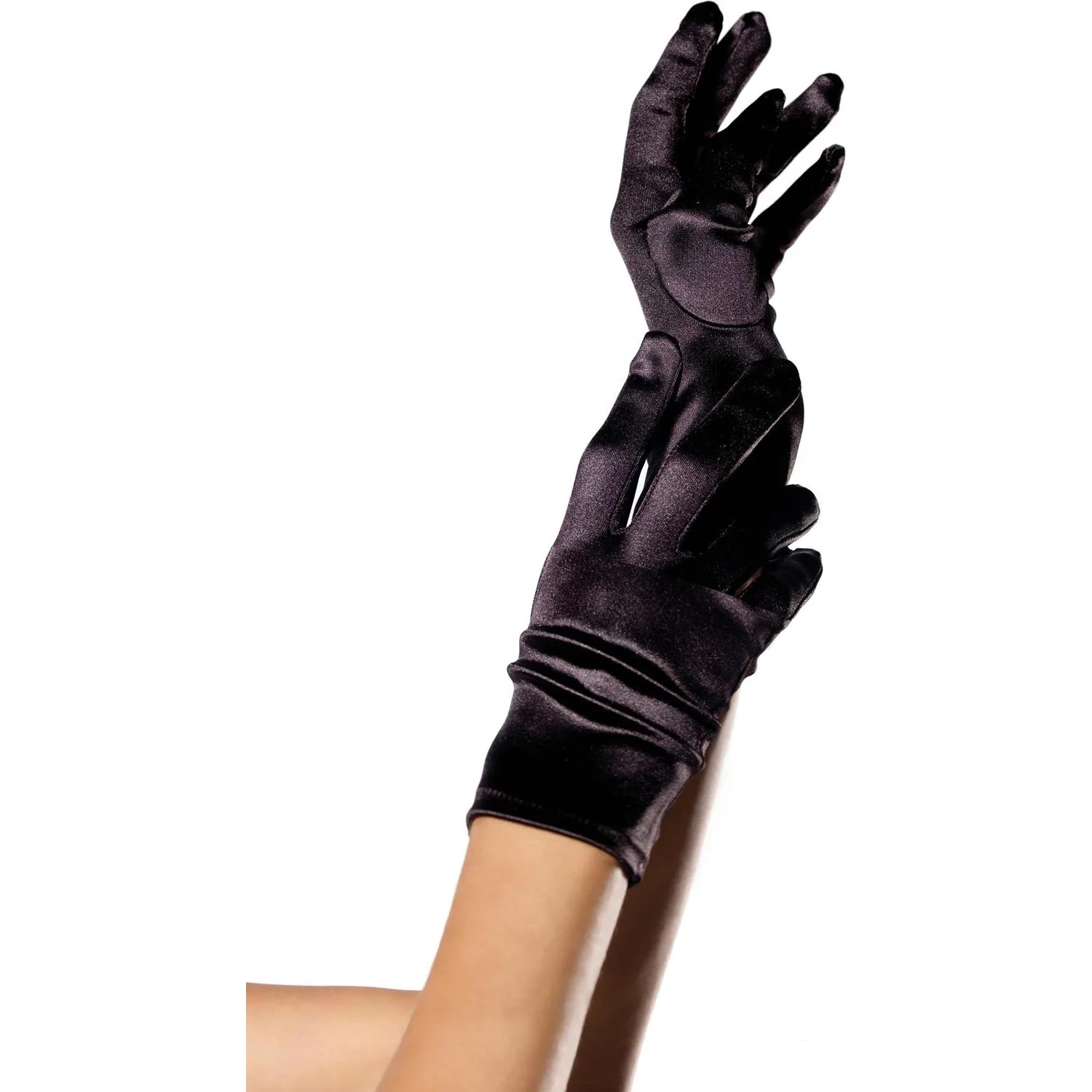 Leg Avenue - Womens Satin Wrist Length Gloves - Image 4
