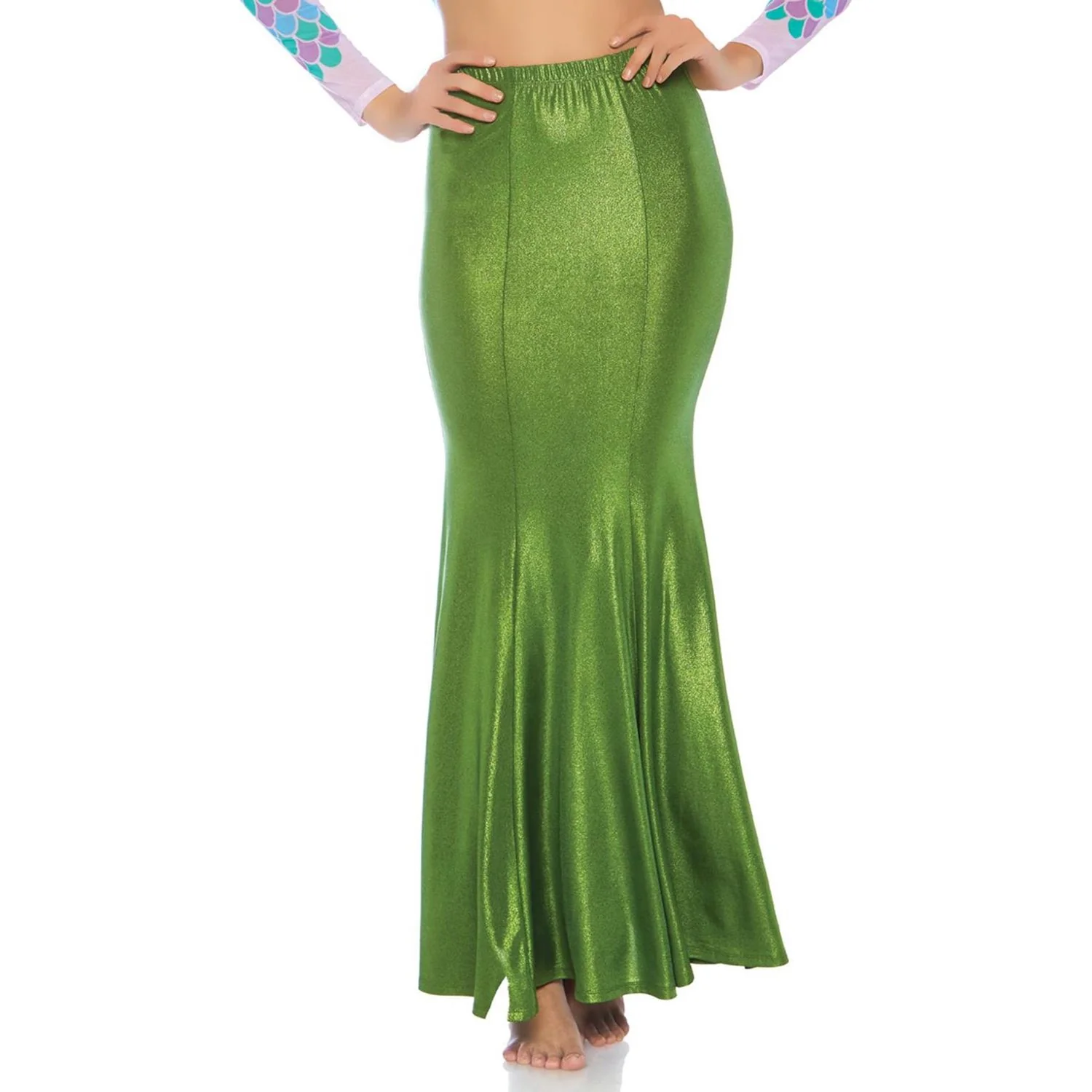 Leg Avenue - Womens Shimmer Spandex Mermaid Skirt - Image 2