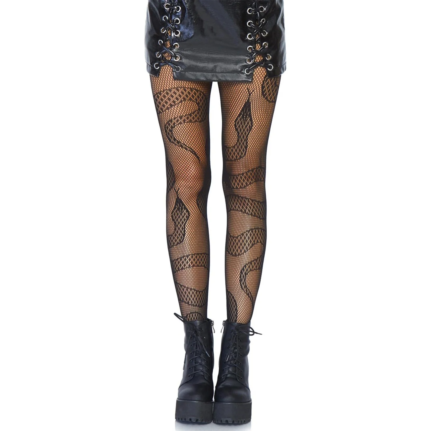 Leg Avenue - Womens Snake Net Tights - Image 2