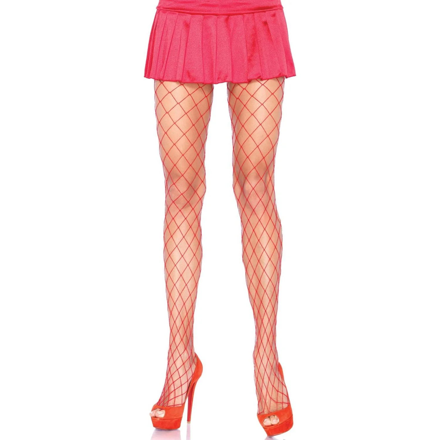 Leg Avenue - Womens Spandex Diamond Panty Hose - Image 3