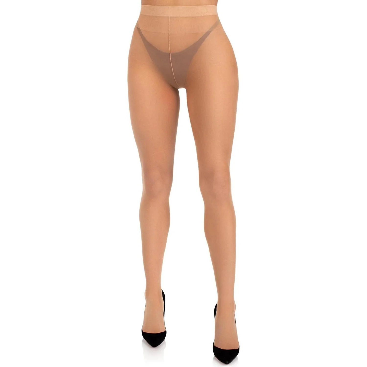 Leg Avenue - Womens Spandex Sheer To Waist Support Tights - Image 2