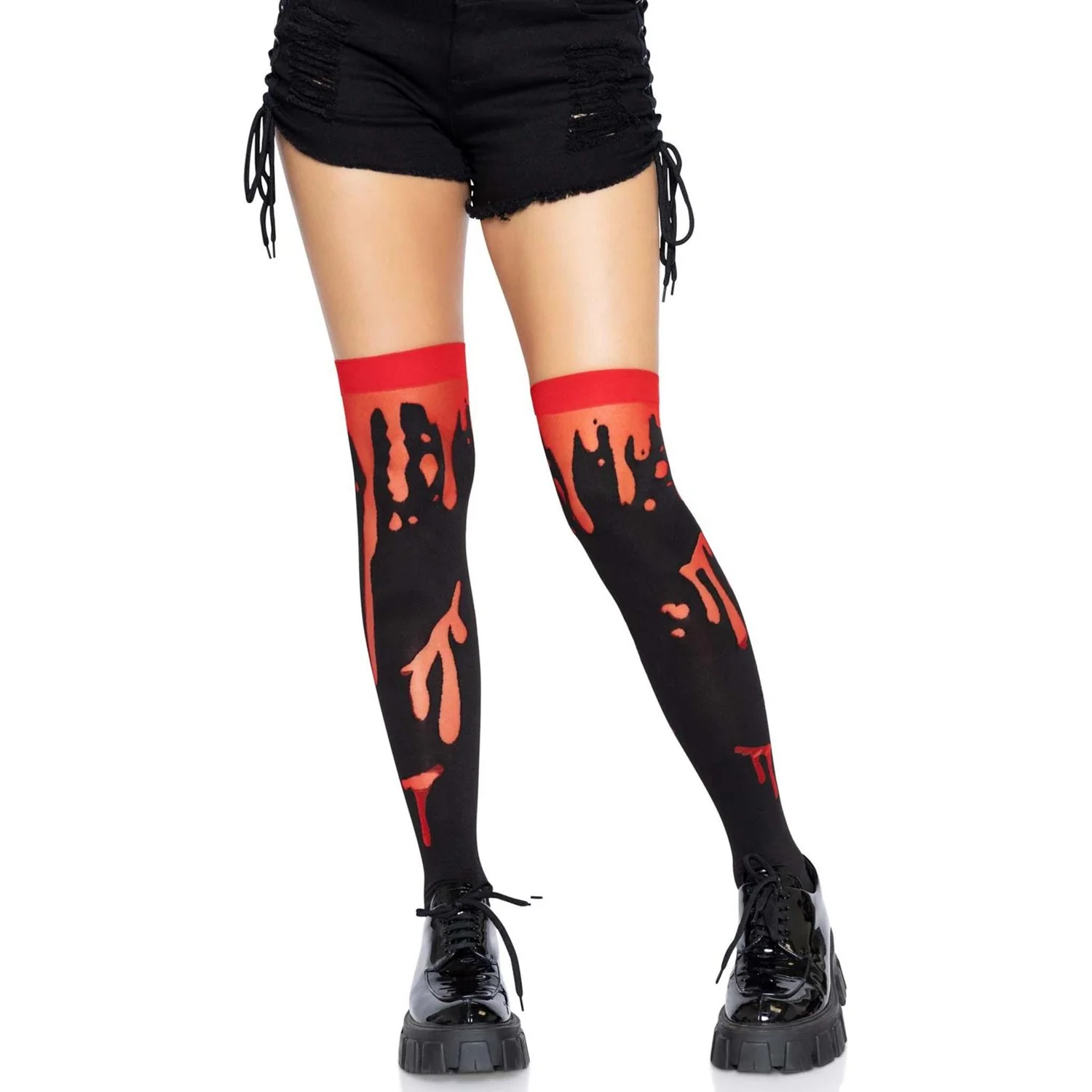 Leg Avenue - Womens Splatter Thigh Highs - Image 3