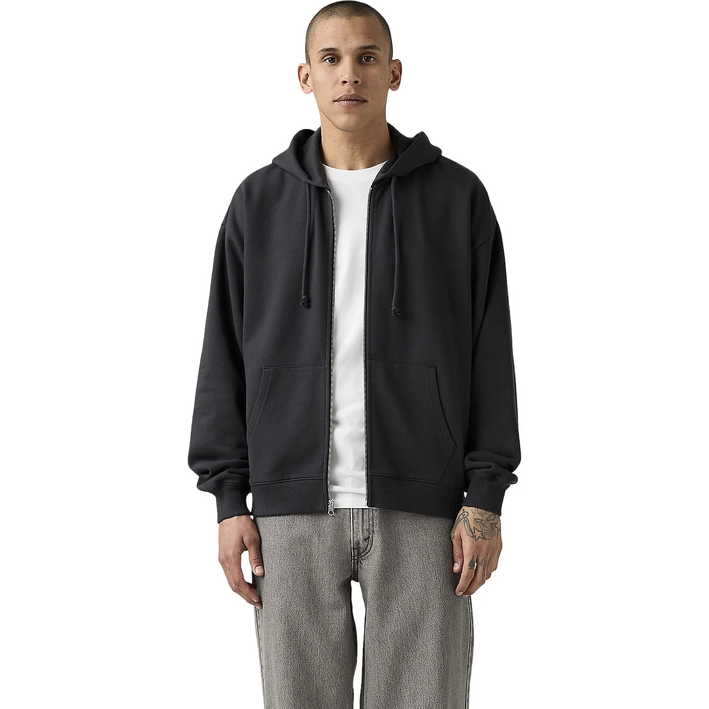 Levis - Mens Boxy Full Zip Sweatshirt - Image 2