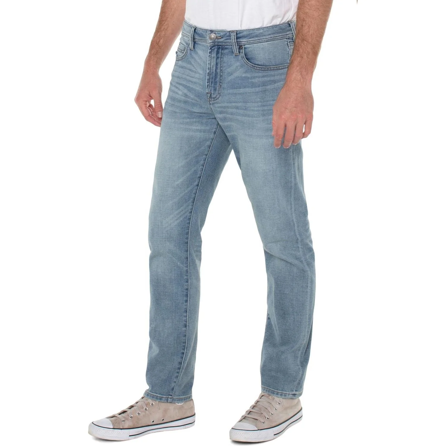 Liverpool Los Angeles - Mens Regent Relaxed Straight Jeans - Image 4