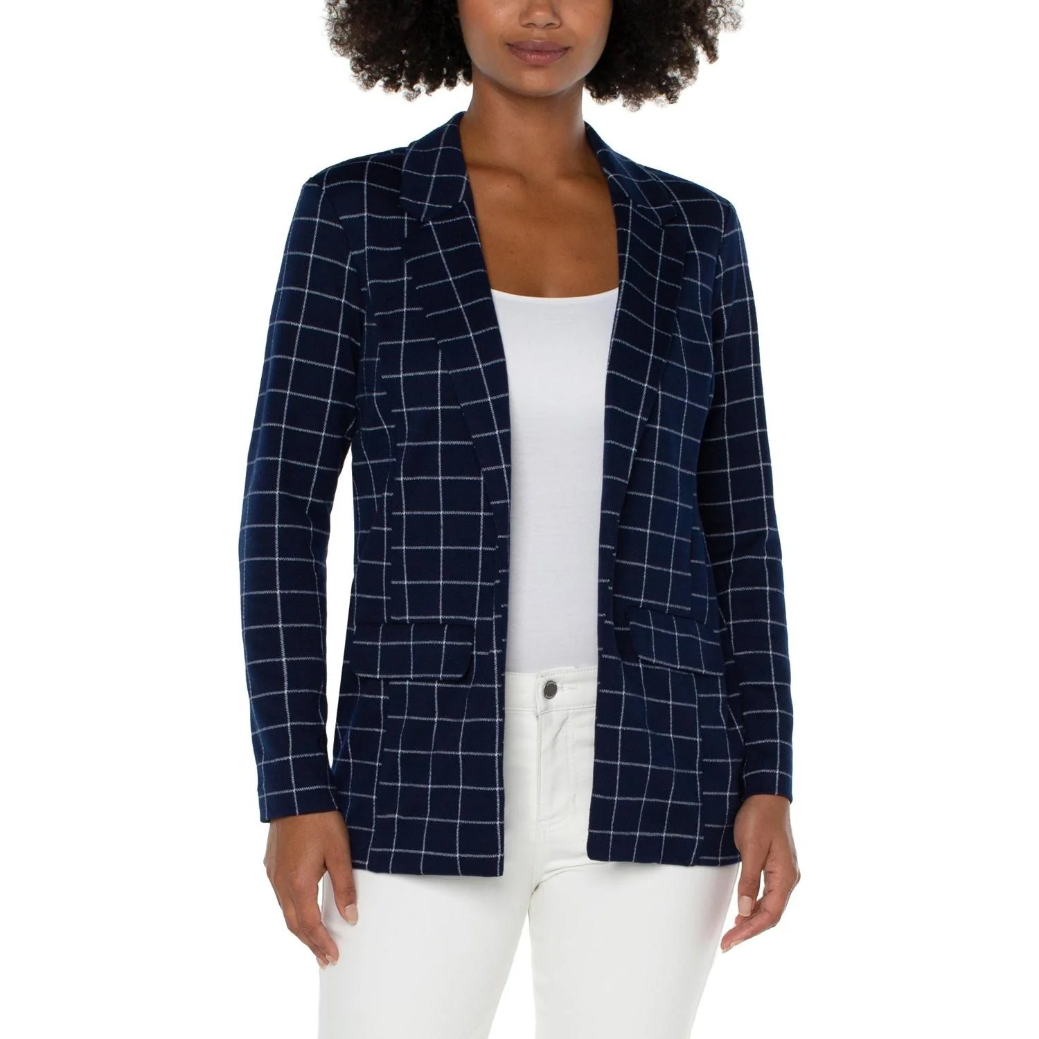 Liverpool Los Angeles - Womens Boyfriend Blazer With Princess Darts