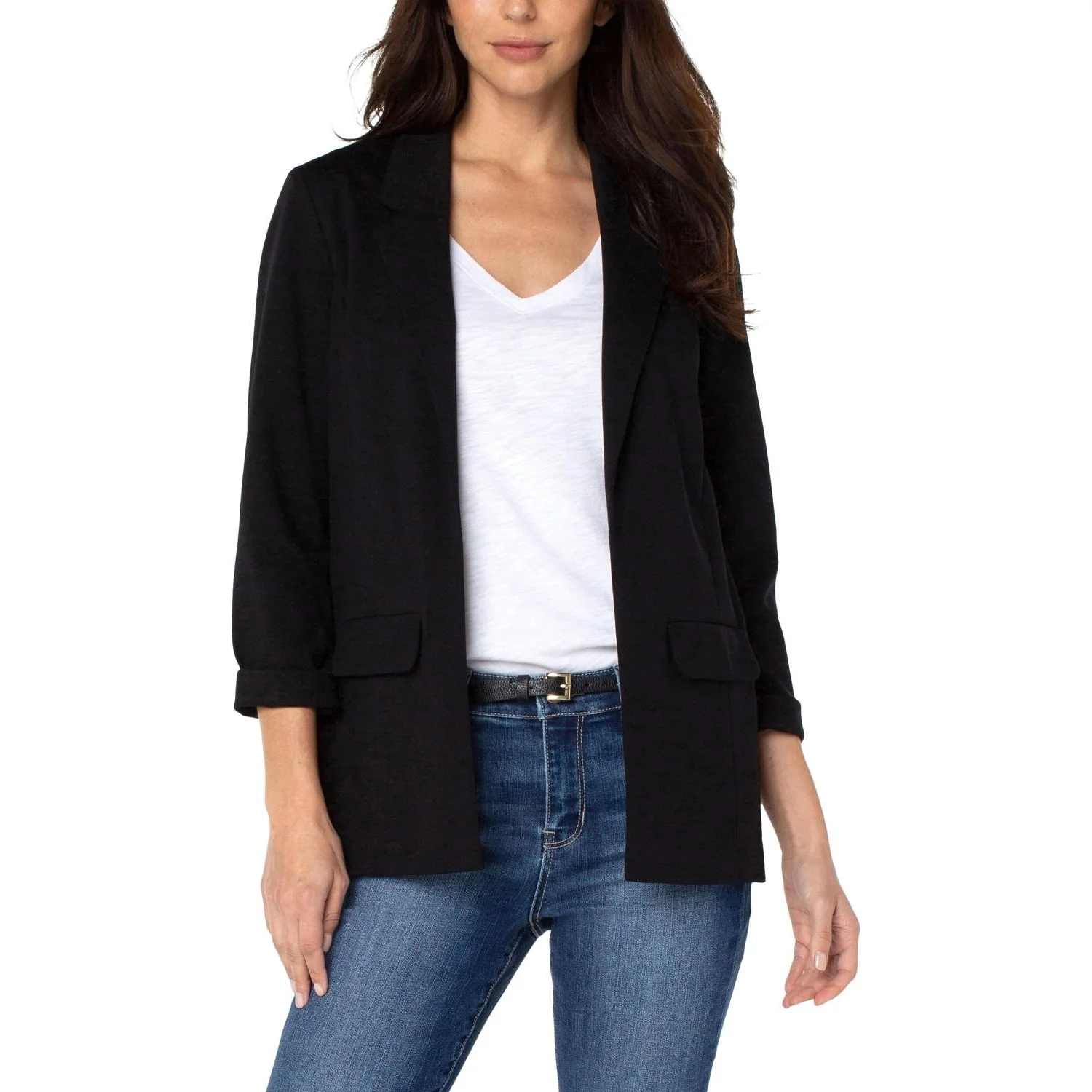 Liverpool Los Angeles - Womens Boyfriend Blazer With Princess Darts