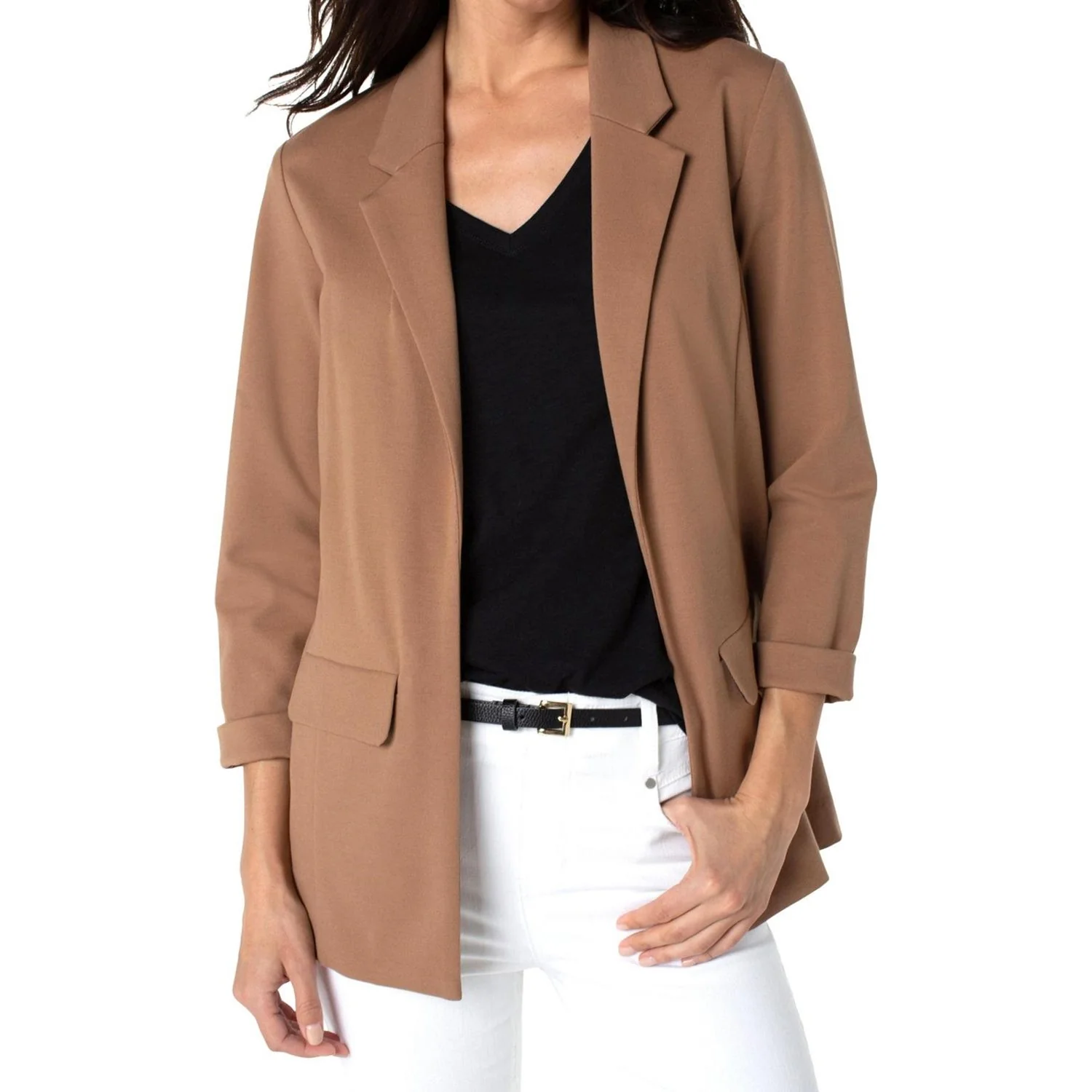 Liverpool Los Angeles - Womens Boyfriend Blazer With Princess Darts - Image 3