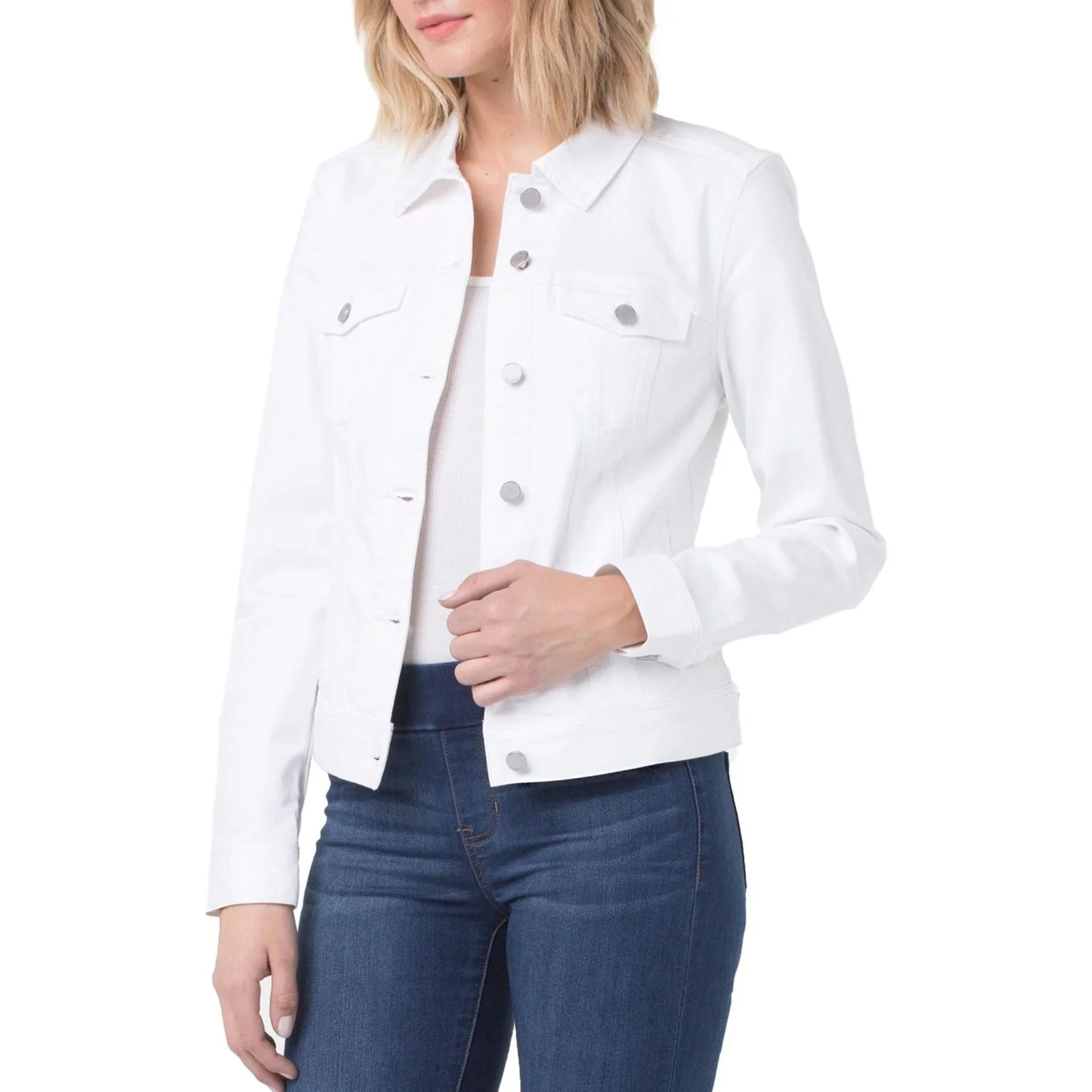 Liverpool Los Angeles - Womens Classic Jean Jacket - Image 2