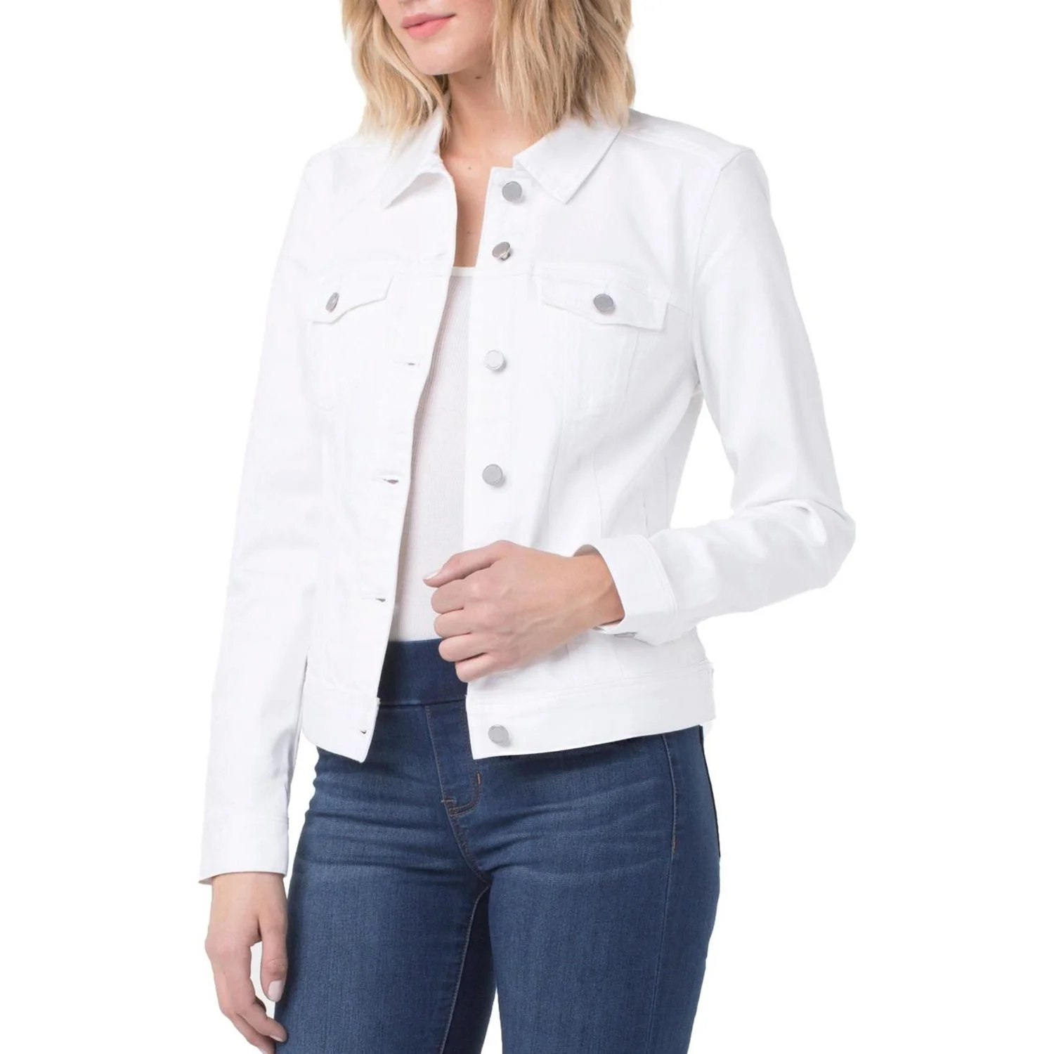 Liverpool Los Angeles - Womens Classic Jean Jacket - Image 2