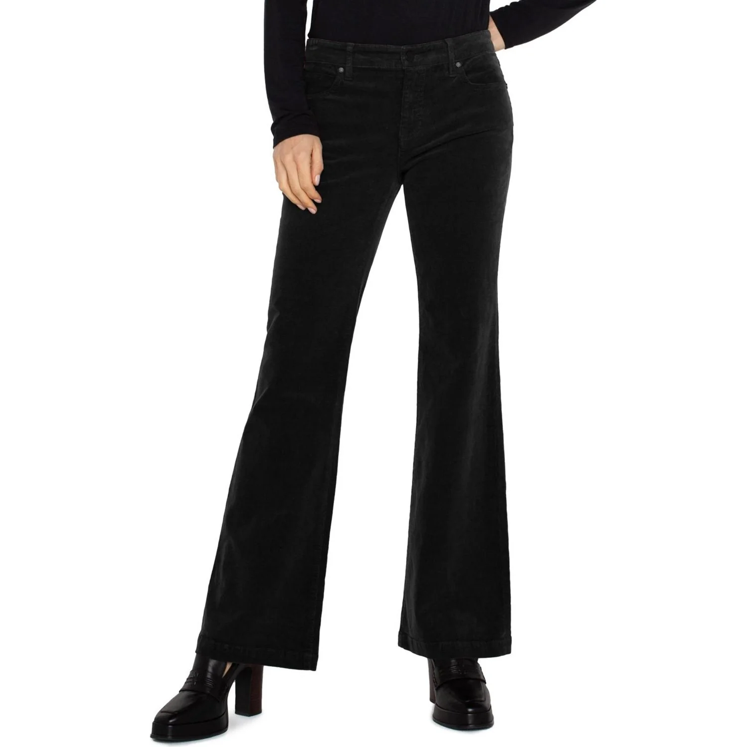 Liverpool Los Angeles - Womens Corduroy Hannah Flare Jeans - Image 2